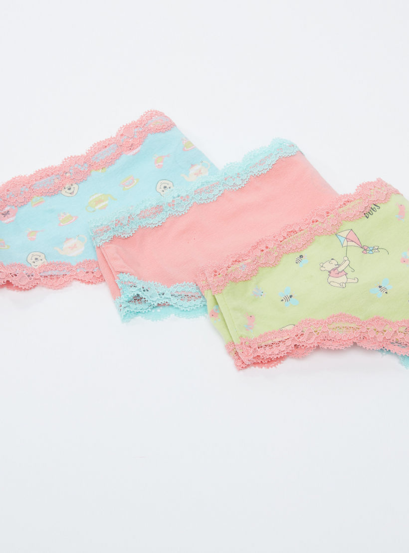 سراويل داخلية بتفاصيل دانتيل وطبعات ويني ذا بو - طقم من 3 قطع-women-clothing-lingerie-panties-image-3