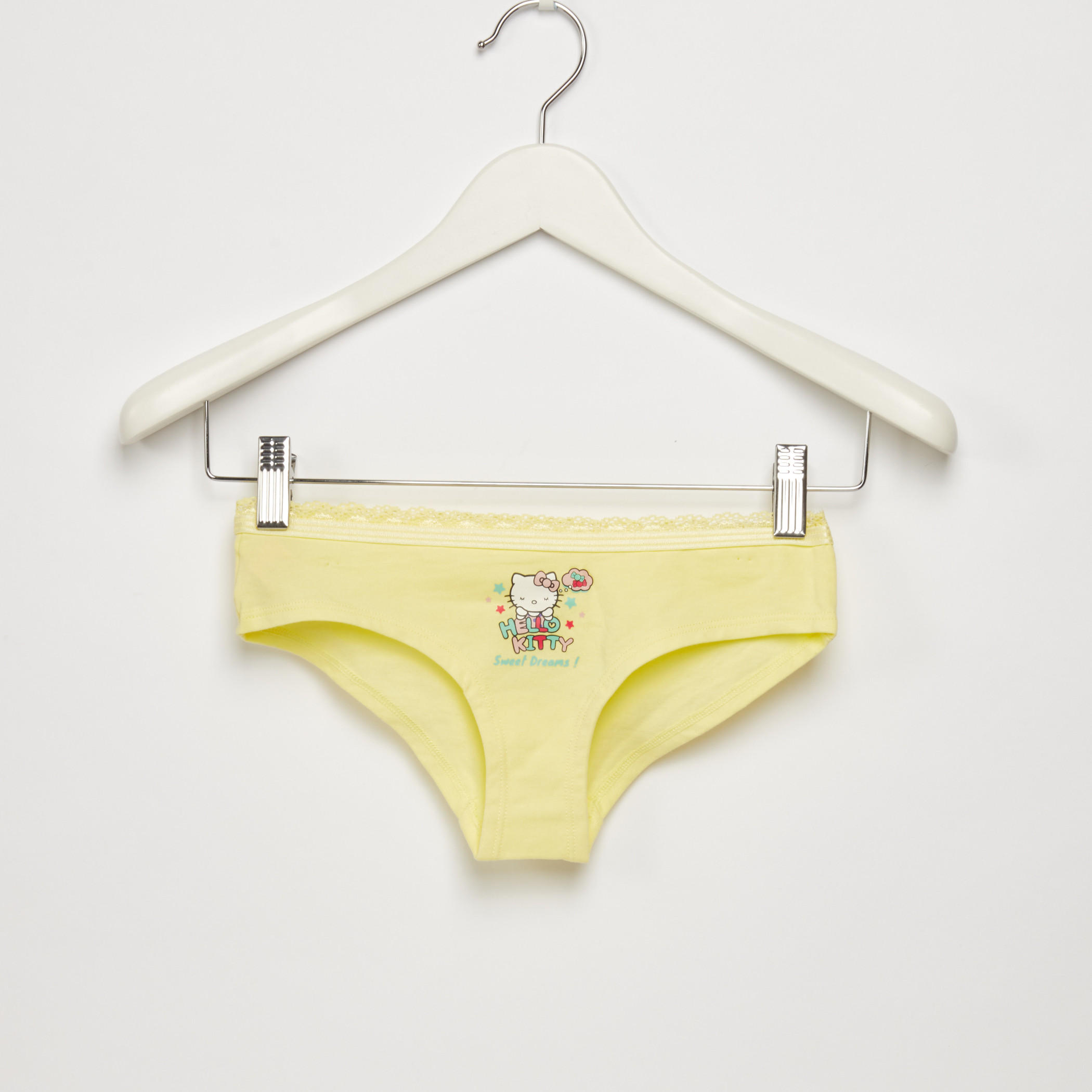 سراويل داخلية بتفاصيل دانتيل وطبعات هالو كيتي - طقم من 3 قطع-women-clothing-lingerie-panties-image-4