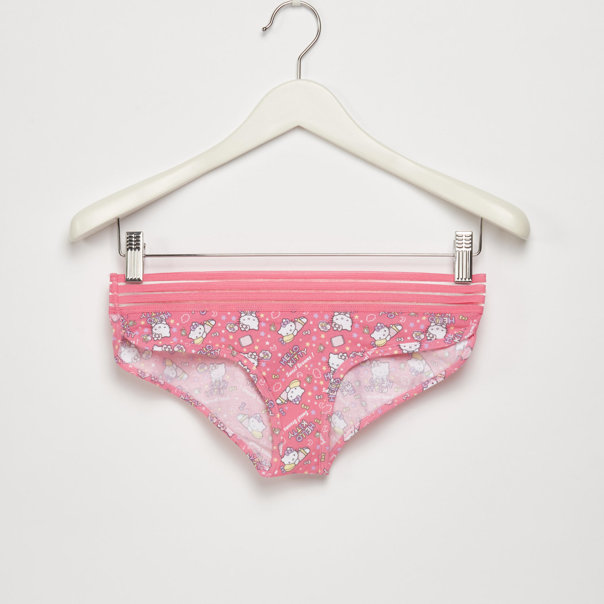 سراويل داخلية بطبعات هالو كيتي - طقم من 3 قطع-women-clothing-lingerie-panties-image-4