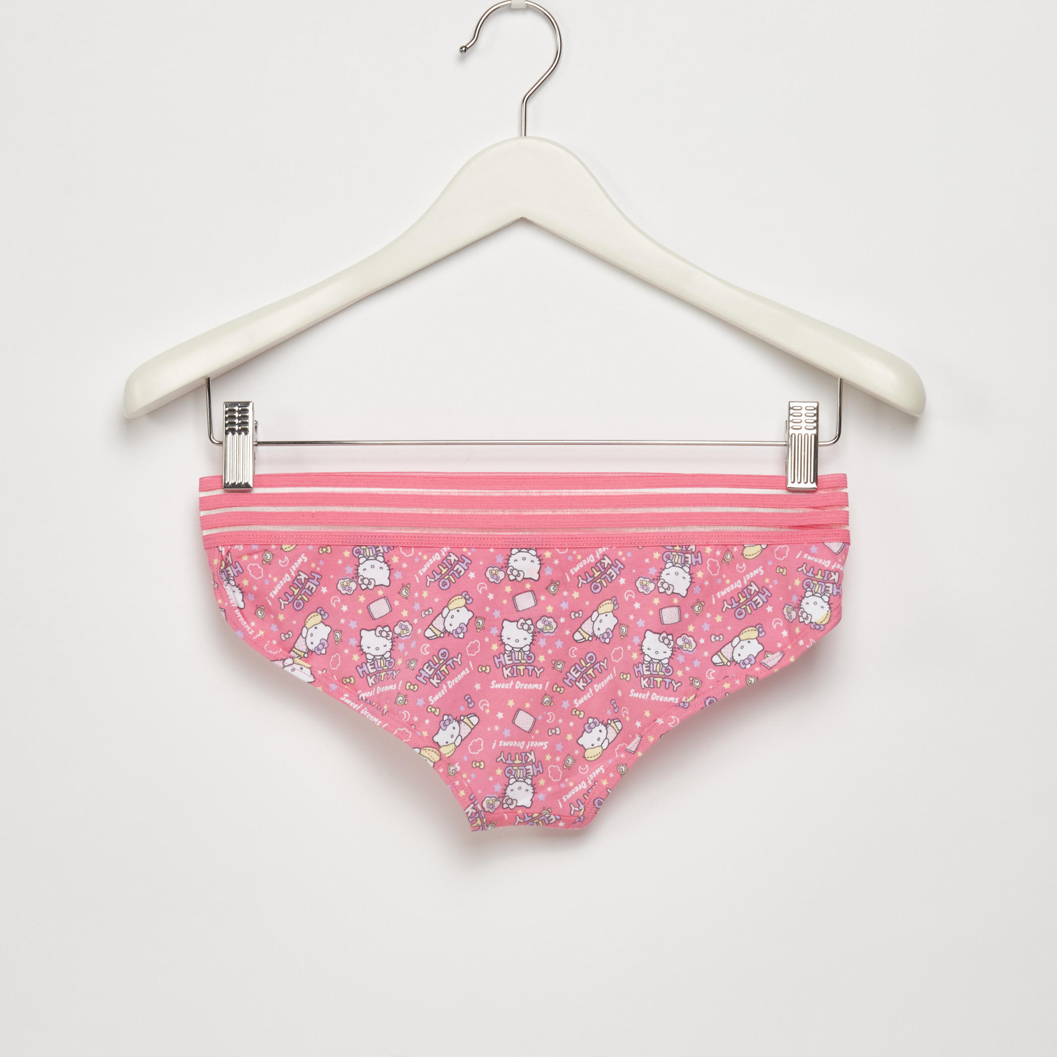 سراويل داخلية بطبعات هالو كيتي - طقم من 3 قطع-women-clothing-lingerie-panties-image-5