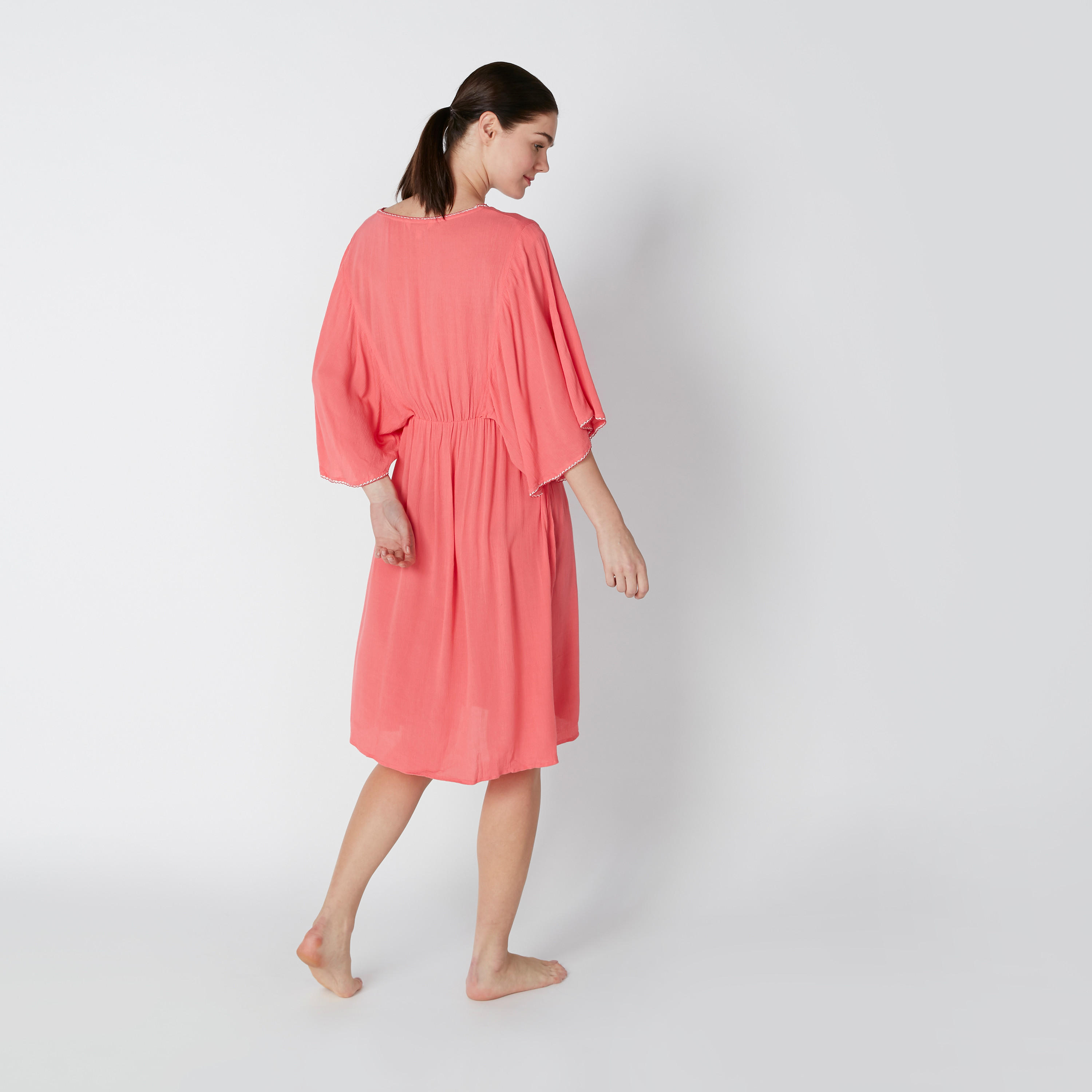 قميص نوم بأكمام واسعة وشرّابات-women-clothing-nightwear-nighties-image-2