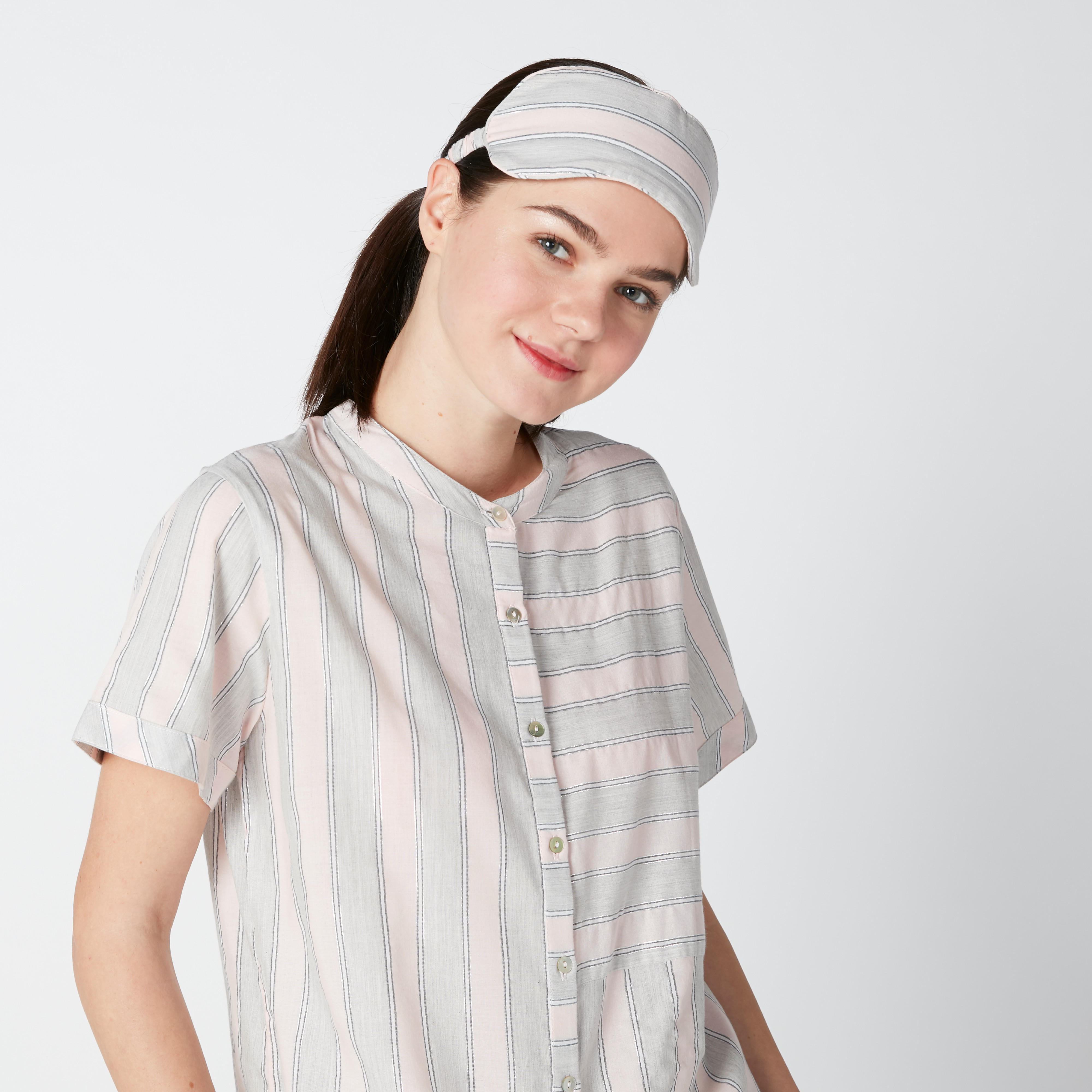 Striped 3-Piece Nightwear Set-women-clothing-nightwear-pyjamas-longsets-image-4