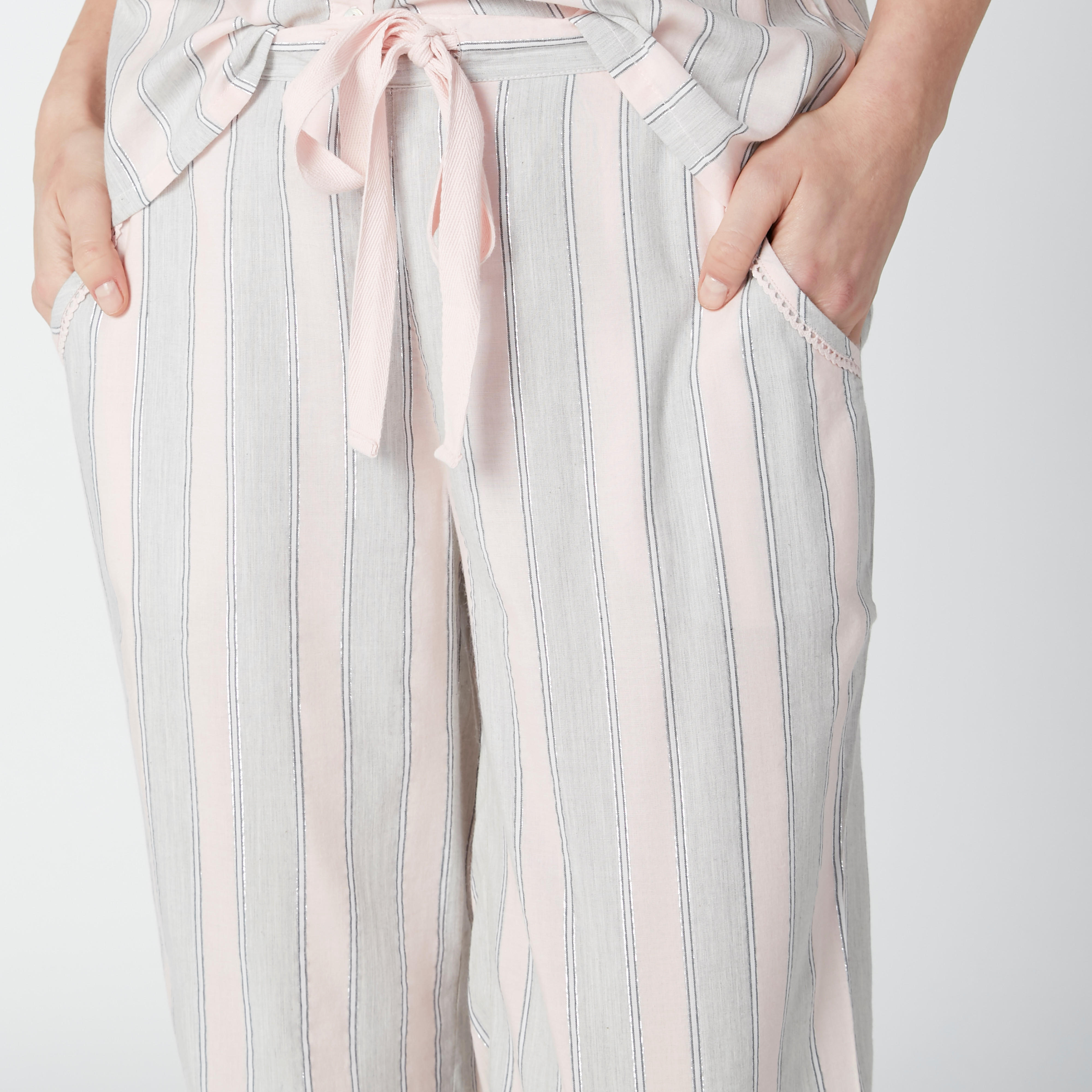 Striped 3-Piece Nightwear Set-women-clothing-nightwear-pyjamas-longsets-image-5