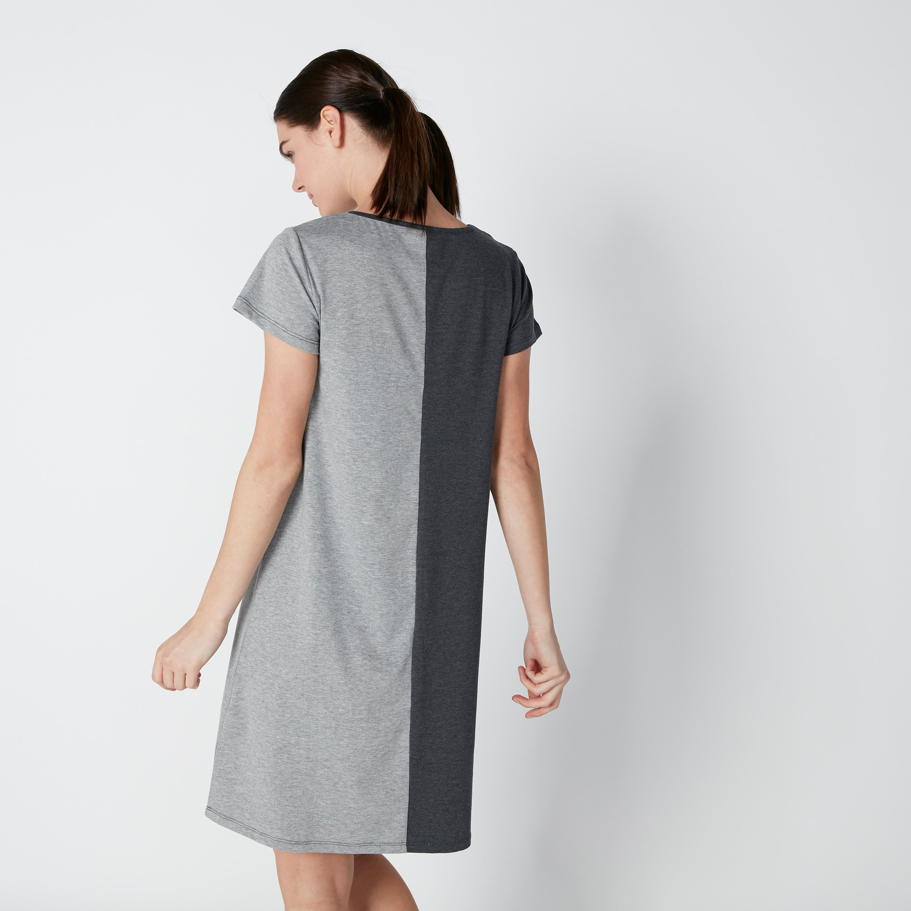 قميص نوم بأكمام قصيرة وطبعات - طقم من قطعتين-women-clothing-nightwear-nighties-image-5
