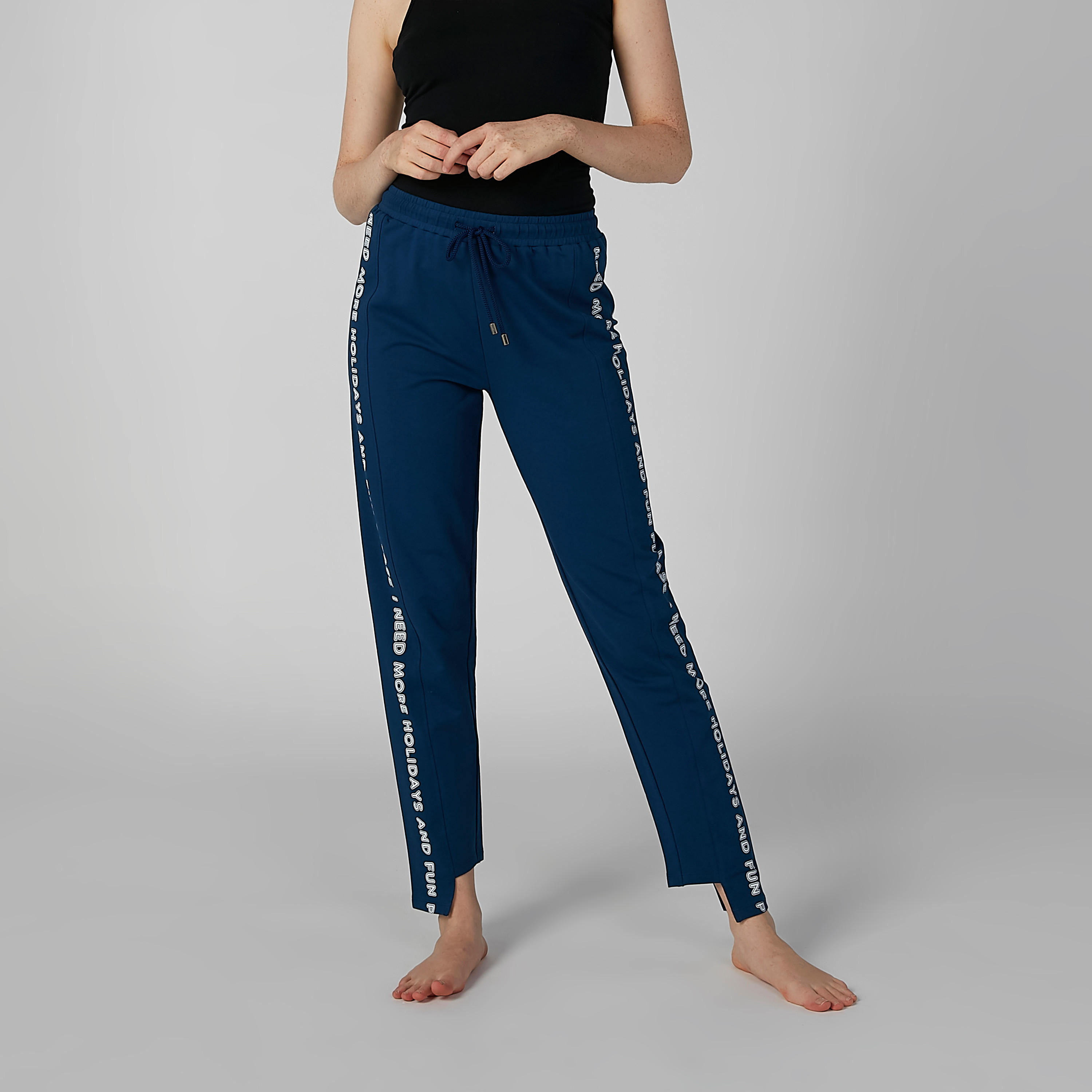 بنطلون بيجاما مستدام برباط وطبعات -women-clothing-nightwear-pyjamas-bottoms-image-3