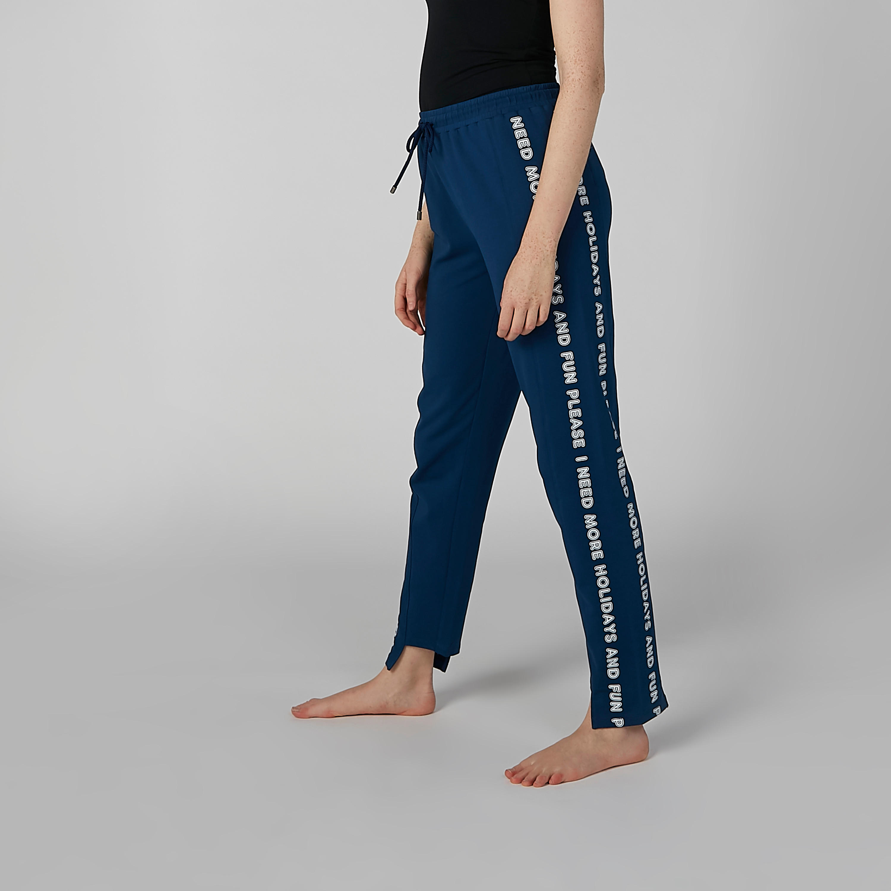 بنطلون بيجاما مستدام برباط وطبعات -women-clothing-nightwear-pyjamas-bottoms-image-1