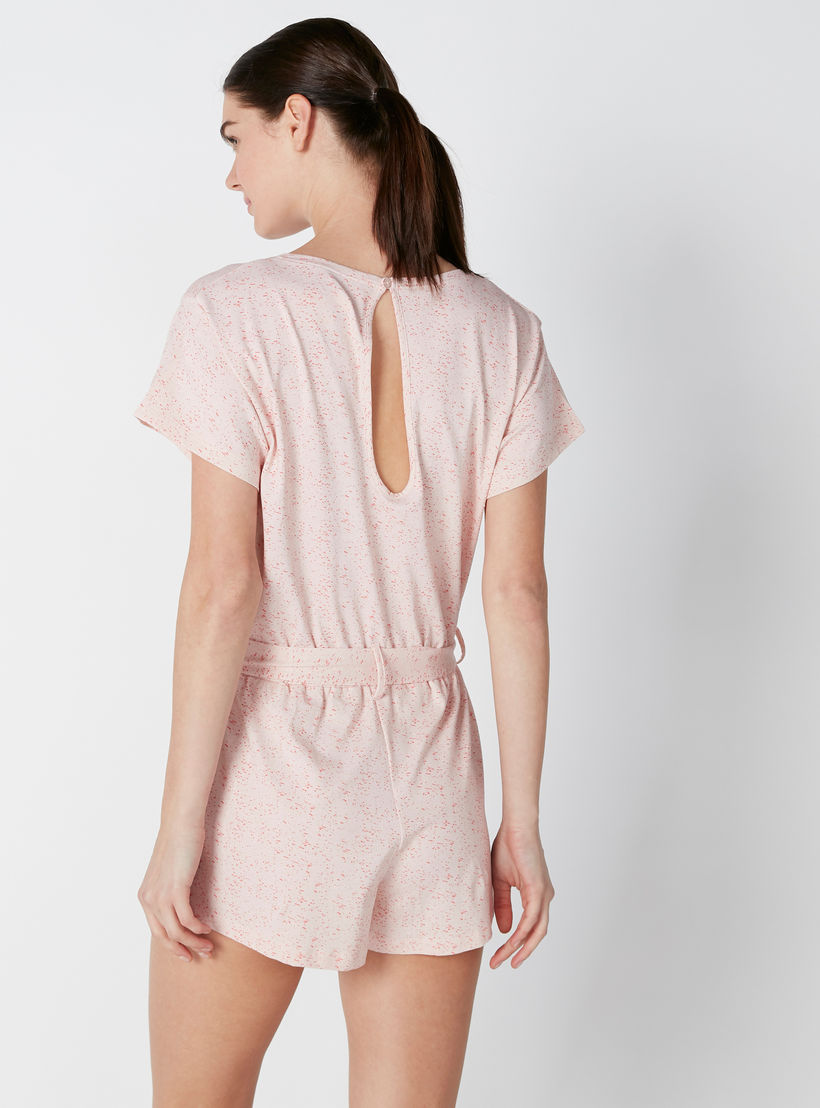 أفرول مستدام برباط وطبعات -women-clothing-nightwear-nighties-image-3