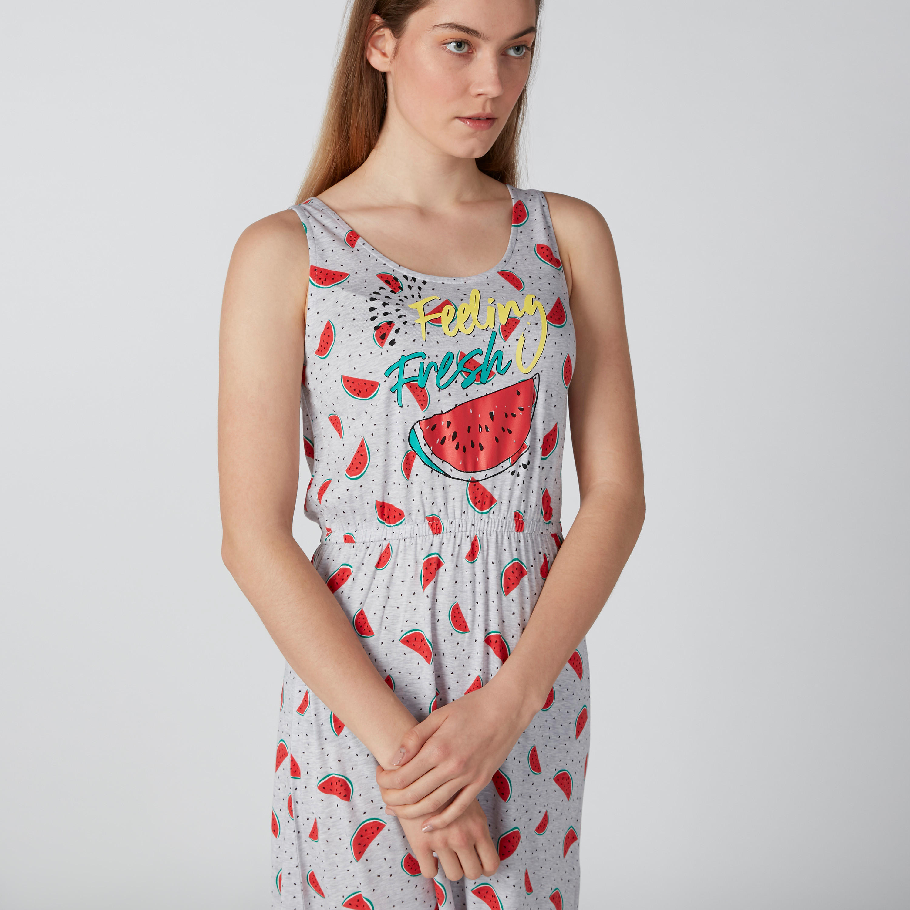 قميص نوم دون أكمام بطبعات بطيخ-women-clothing-nightwear-nighties-image-3