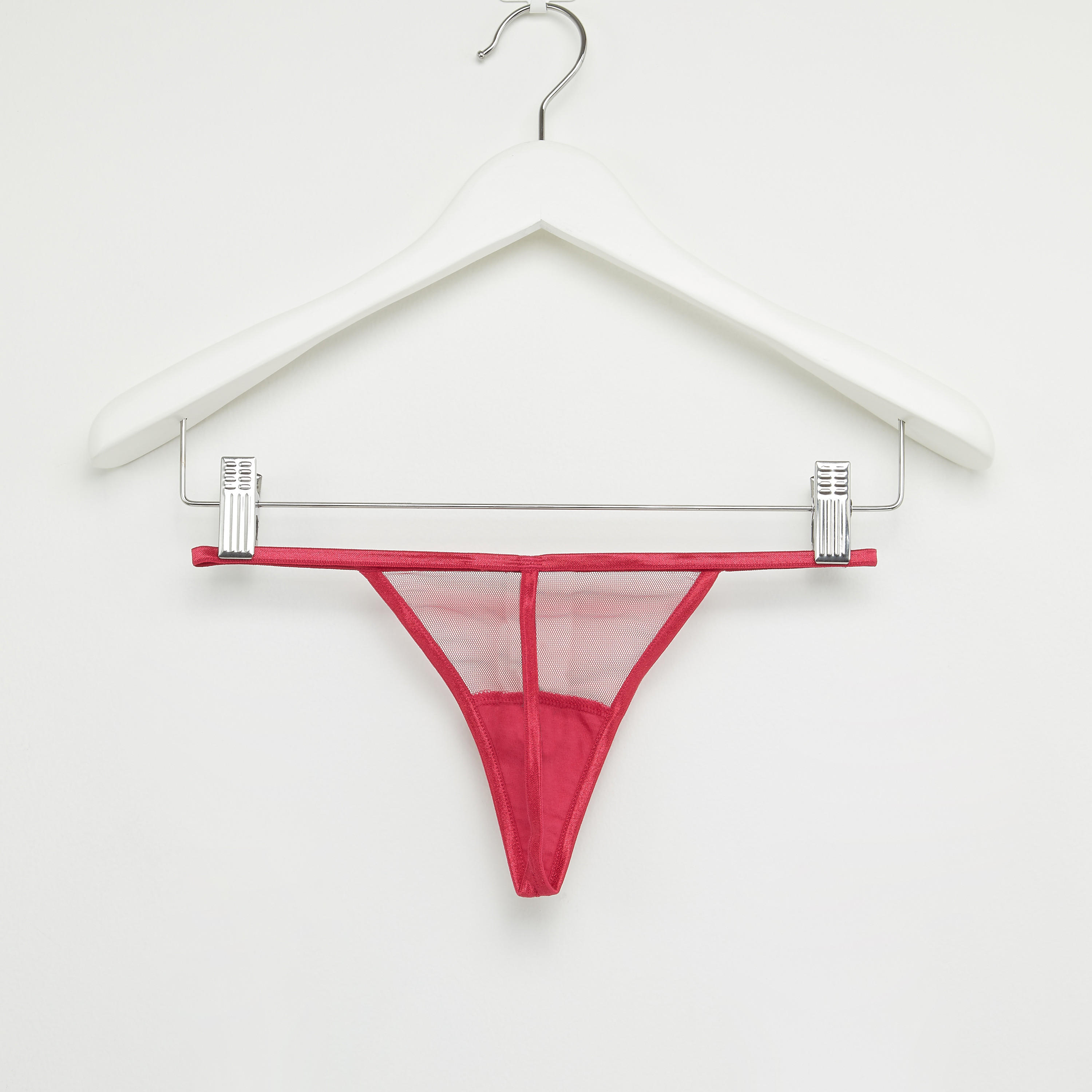 قميص نوم بياقة V مع ثونج-women-clothing-nightwear-nighties-image-6