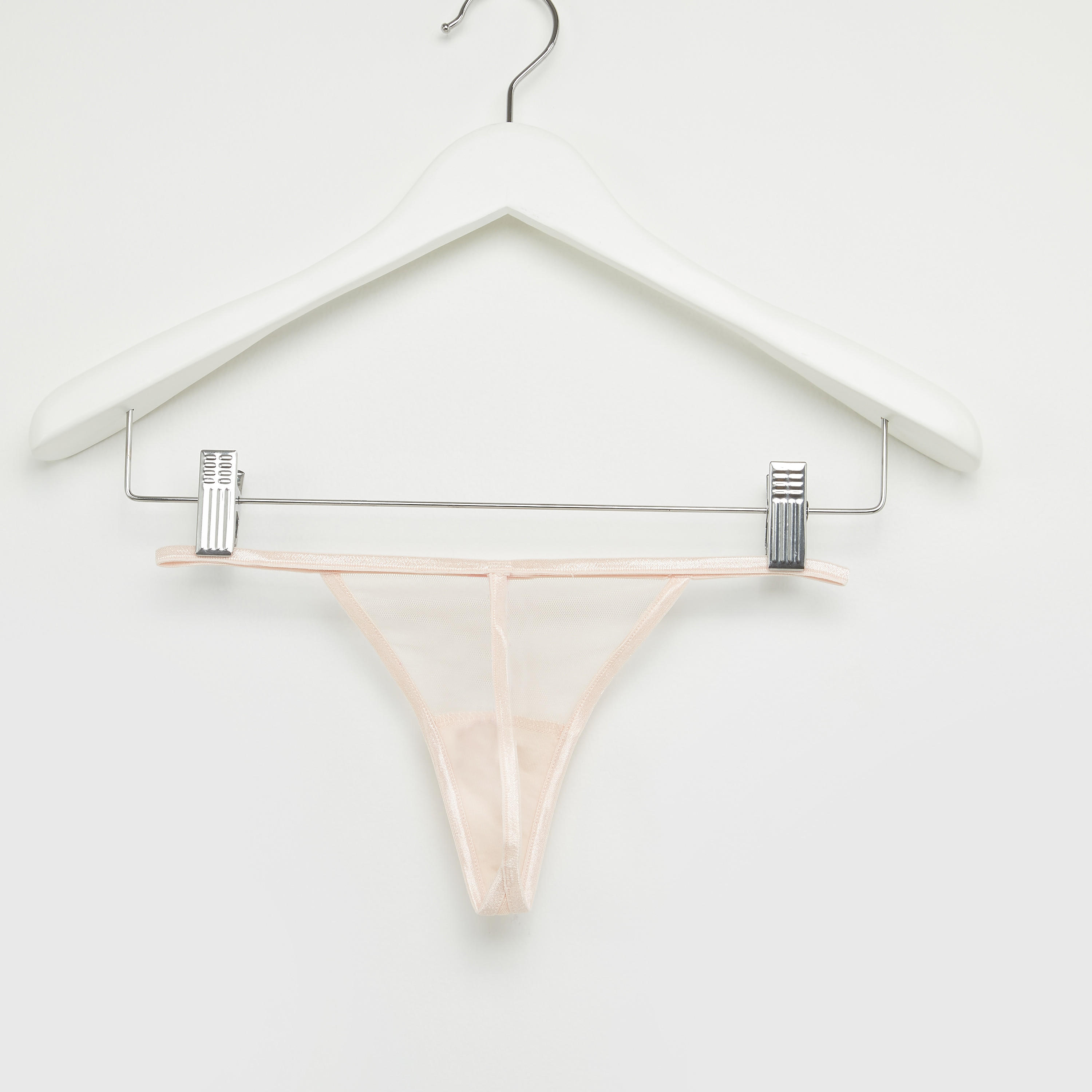 قميص نوم طويل بتفاصيل دانتيل مع ثونج-women-clothing-nightwear-nighties-image-6