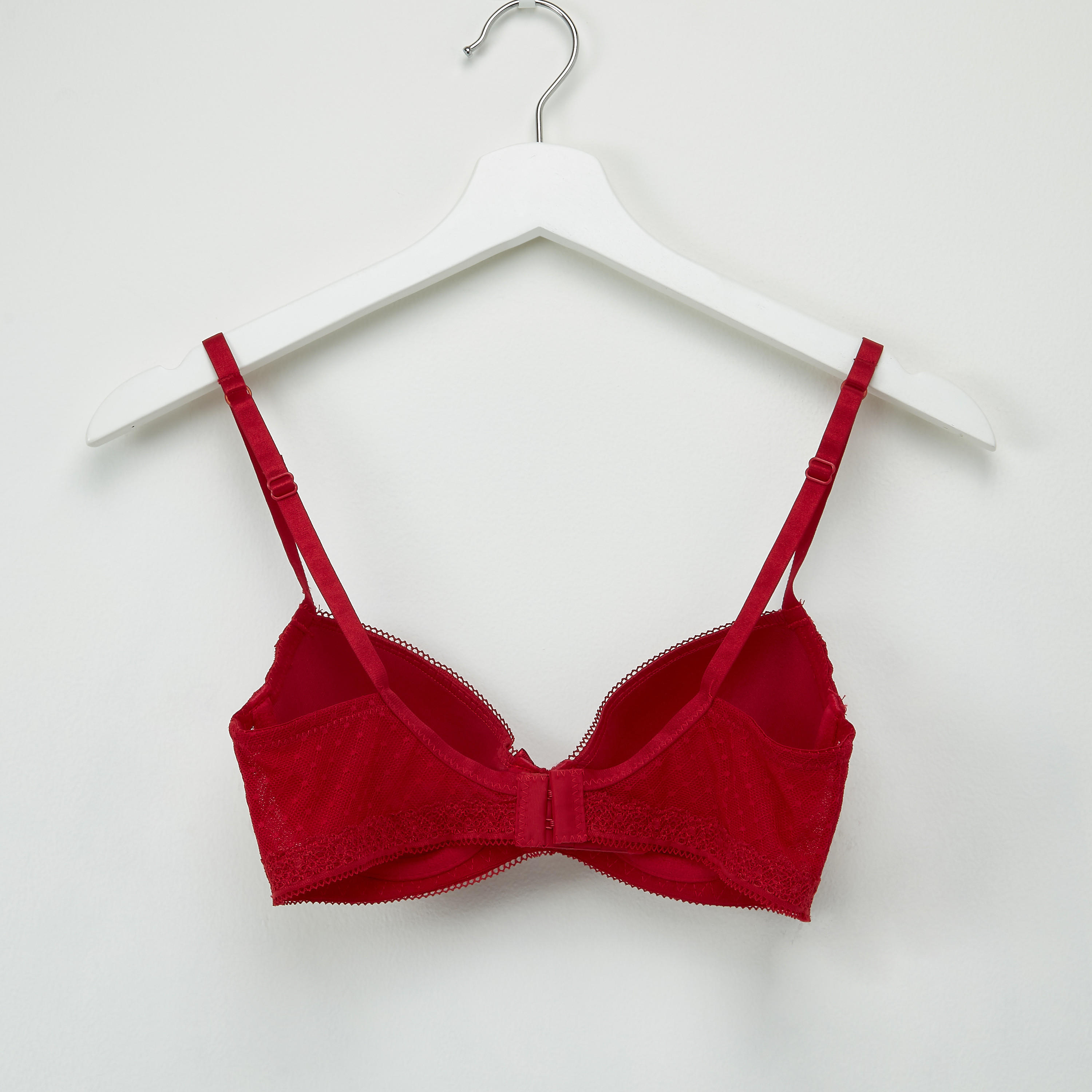 صدرية مبطّنة بتفاصيل دانتيل ومشبك إغلاق ناعم-women-clothing-lingerie-bras-image-4