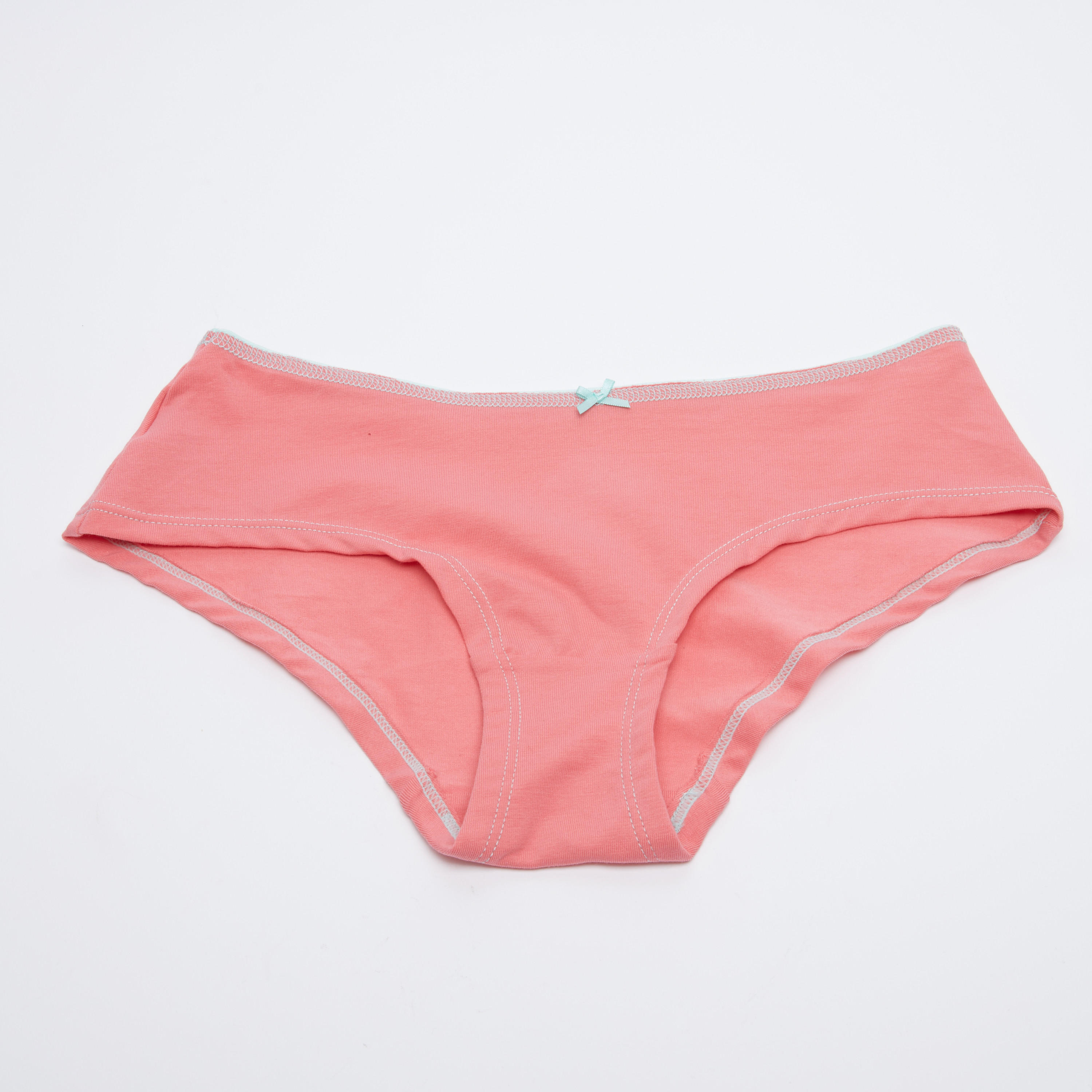 سراويل داخلية سادة مزيّنة بفيونكة - طقم من 5 قطع-women-clothing-lingerie-panties-image-2