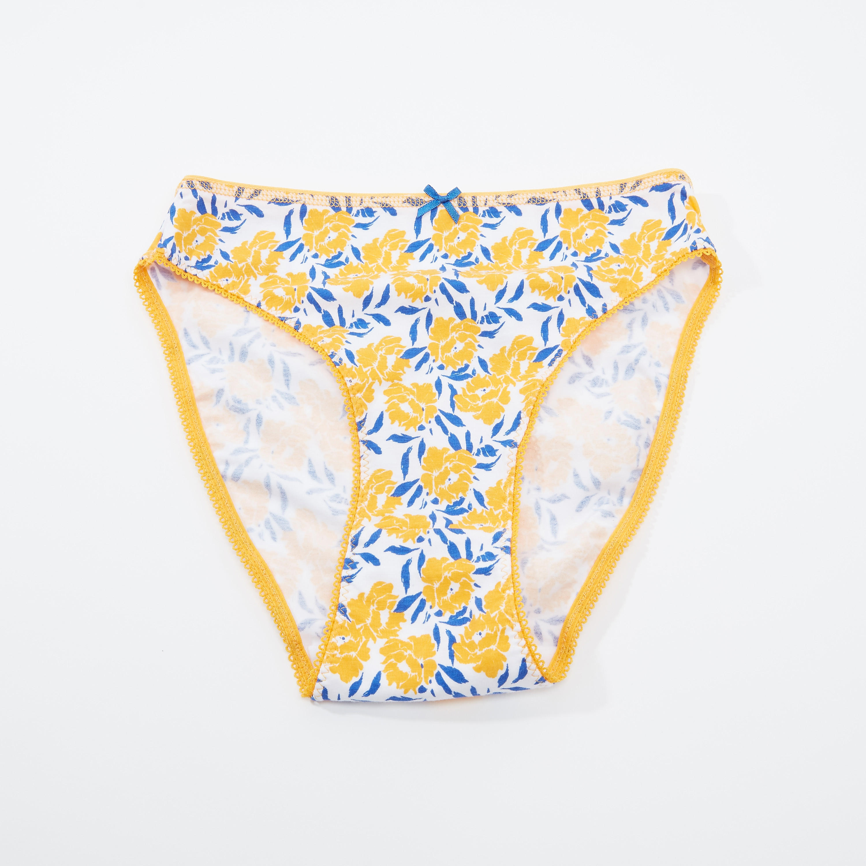 سراويل داخلية كلاسيكية متنوعة بخصر مطّاطي - طقم من 5 قطع-women-clothing-lingerie-panties-image-2