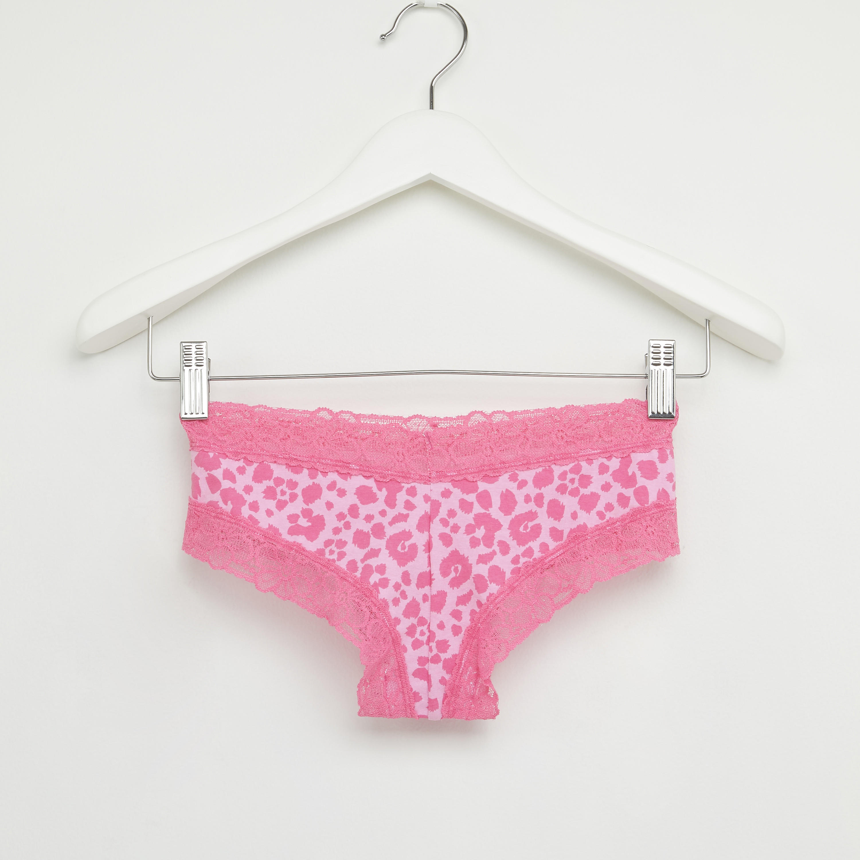 سراويل داخلية بوي شورت بتفاصيل دانتيل وطبعات-women-clothing-lingerie-panties-image-2