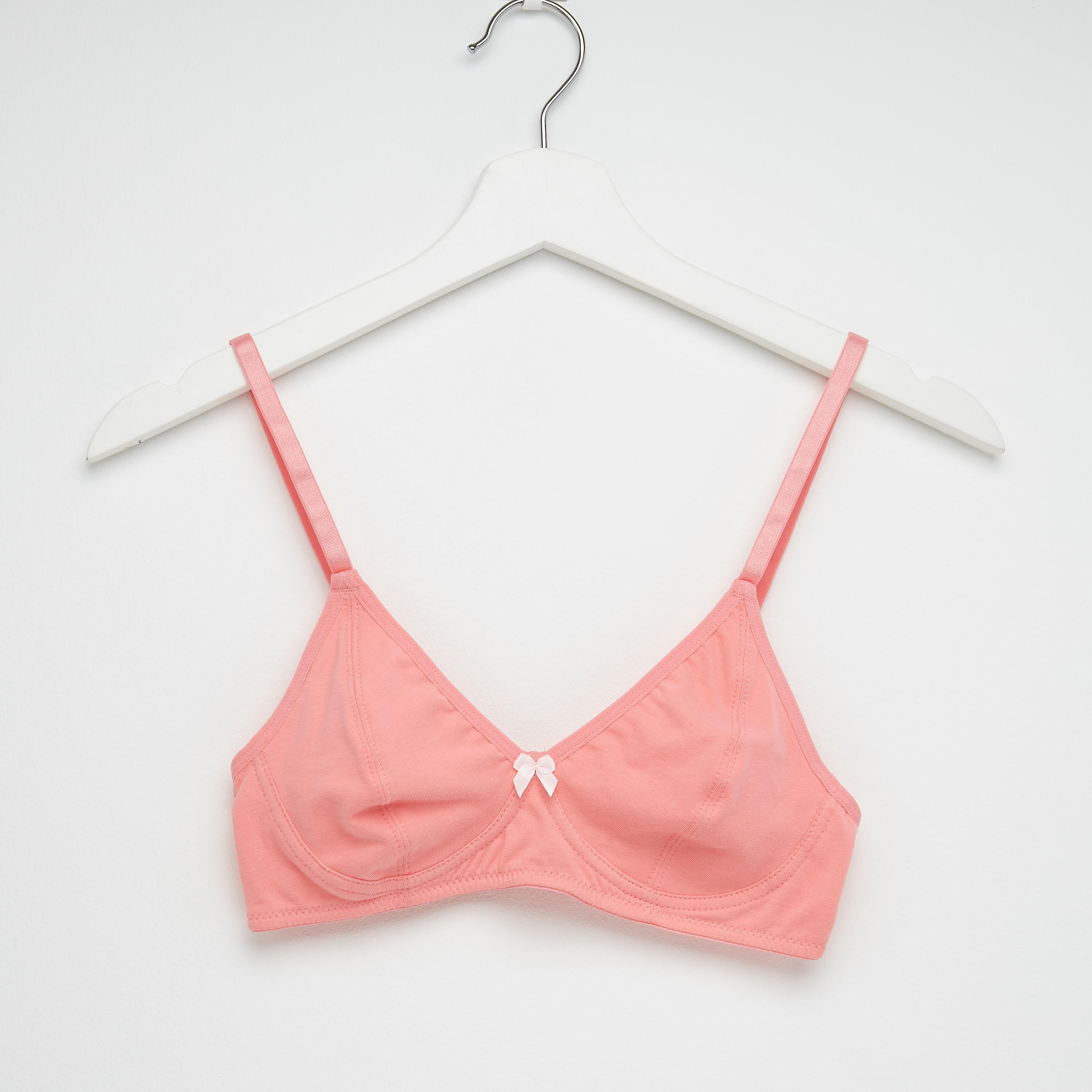 صدريّة بمشبك إغلاق ناعم وفيونكة - طقم من قطعتين-women-clothing-lingerie-bras-image-2