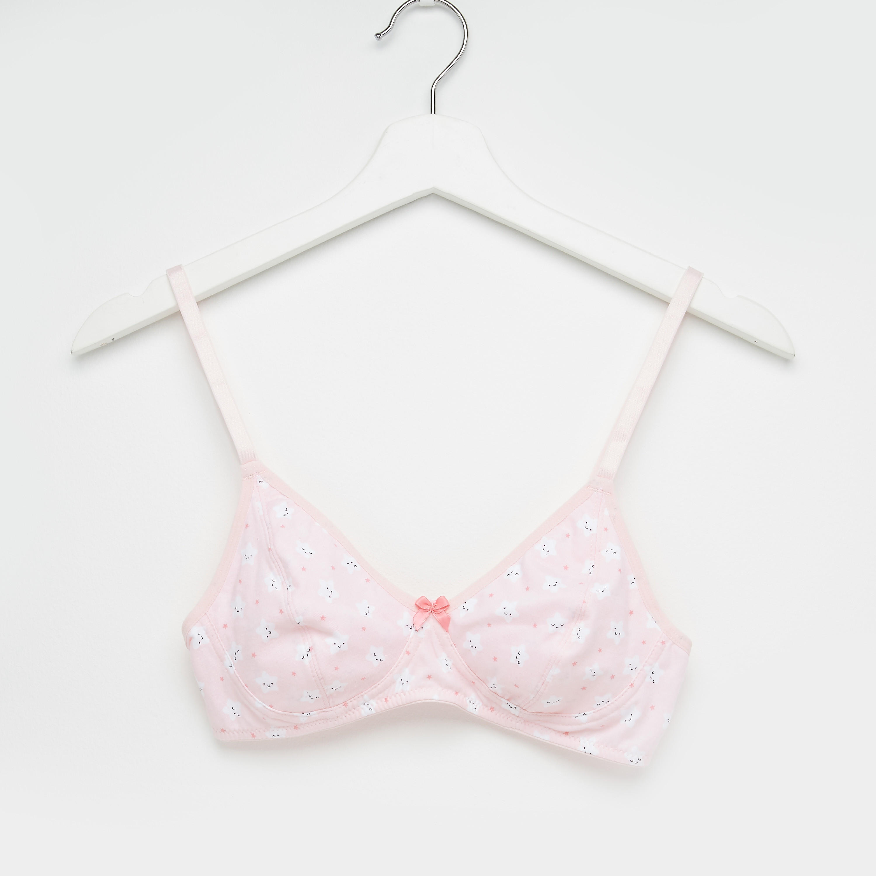 صدريّة بمشبك إغلاق ناعم وفيونكة - طقم من قطعتين-women-clothing-lingerie-bras-image-4