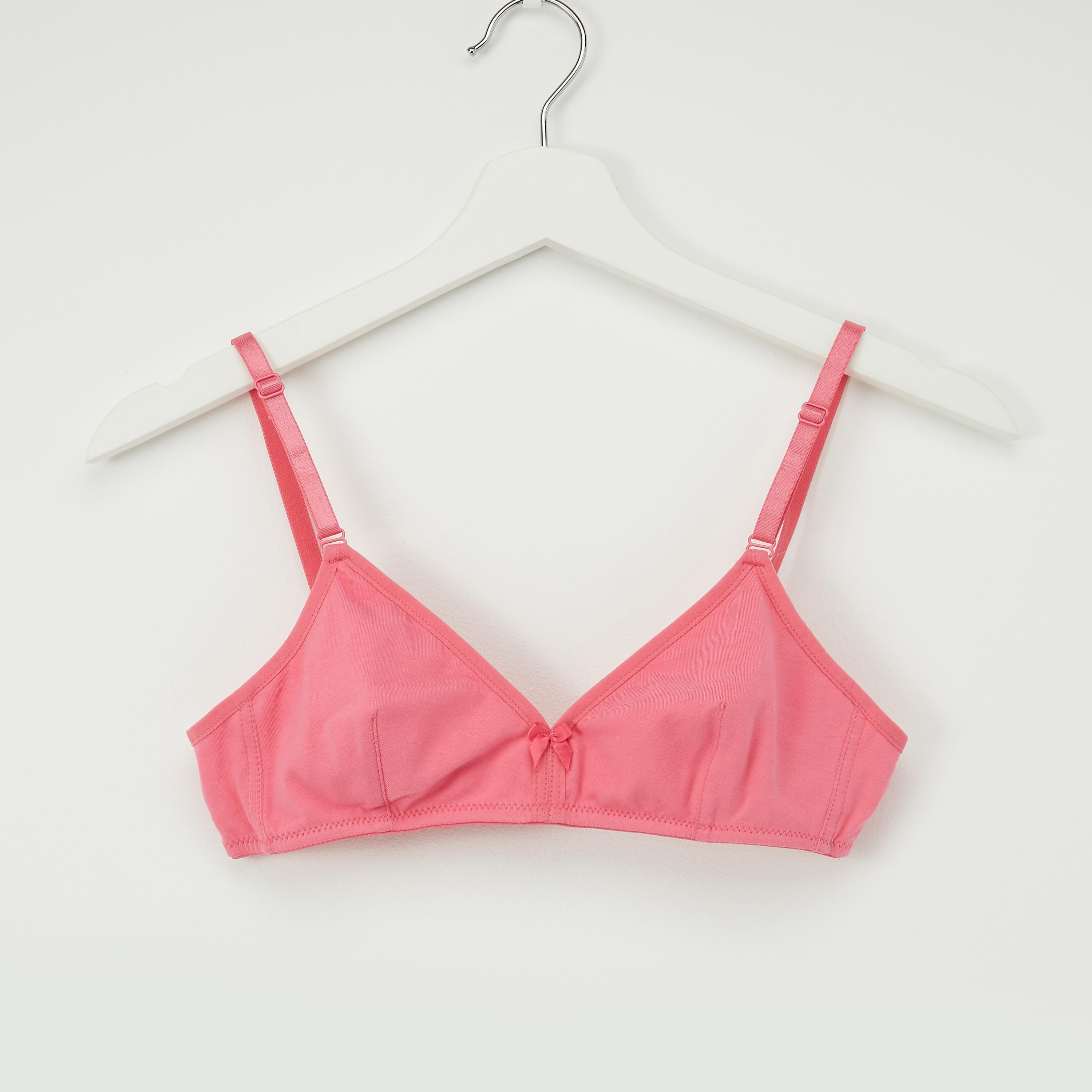 صدريّة تيشيرت متنوعة بمشبك إغلاق ناعم - طقم من قطعتين-women-clothing-lingerie-bras-image-4