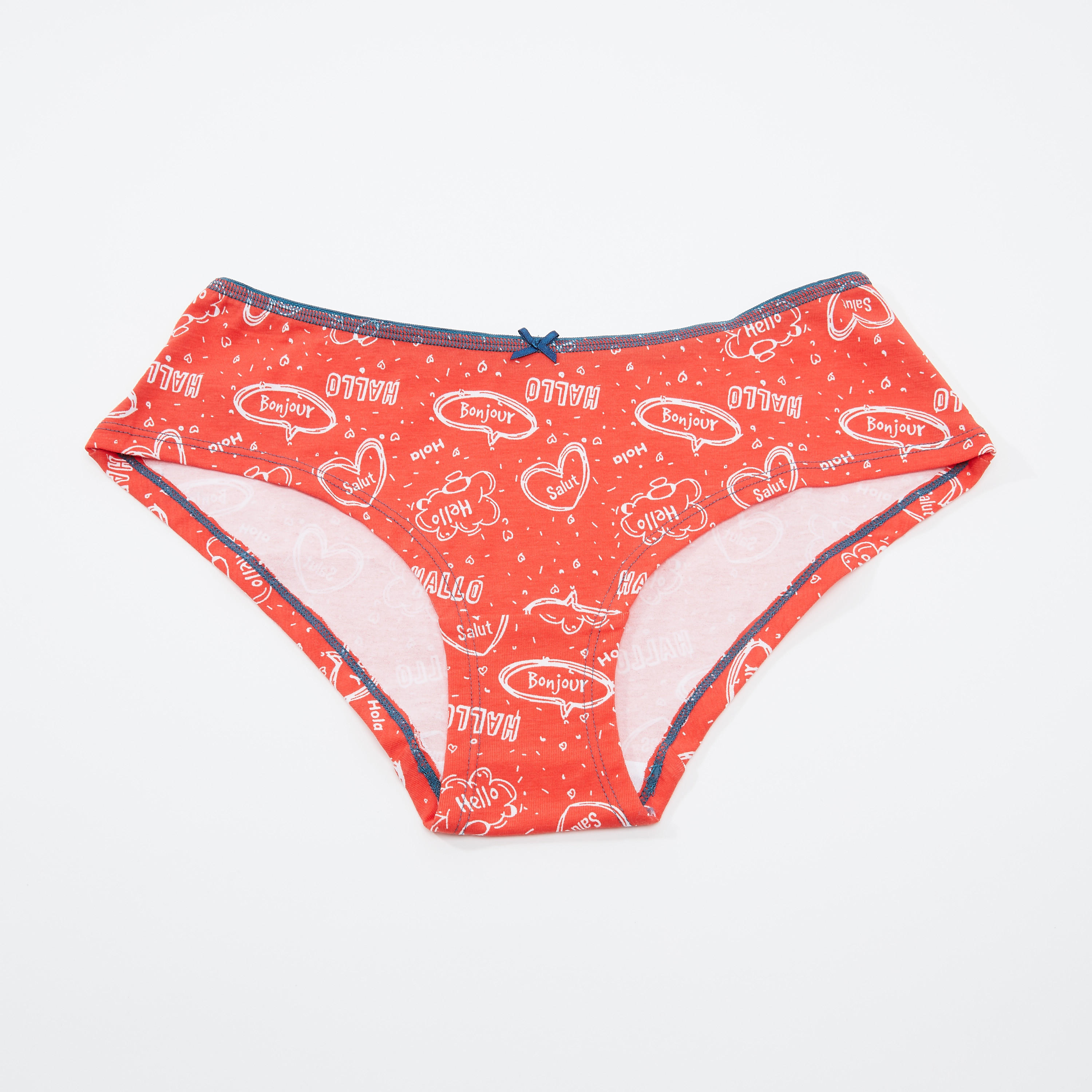 سراويل داخلية متنوعة بخصر مطّاطي - طقم من 5 قطع-women-clothing-lingerie-panties-image-2