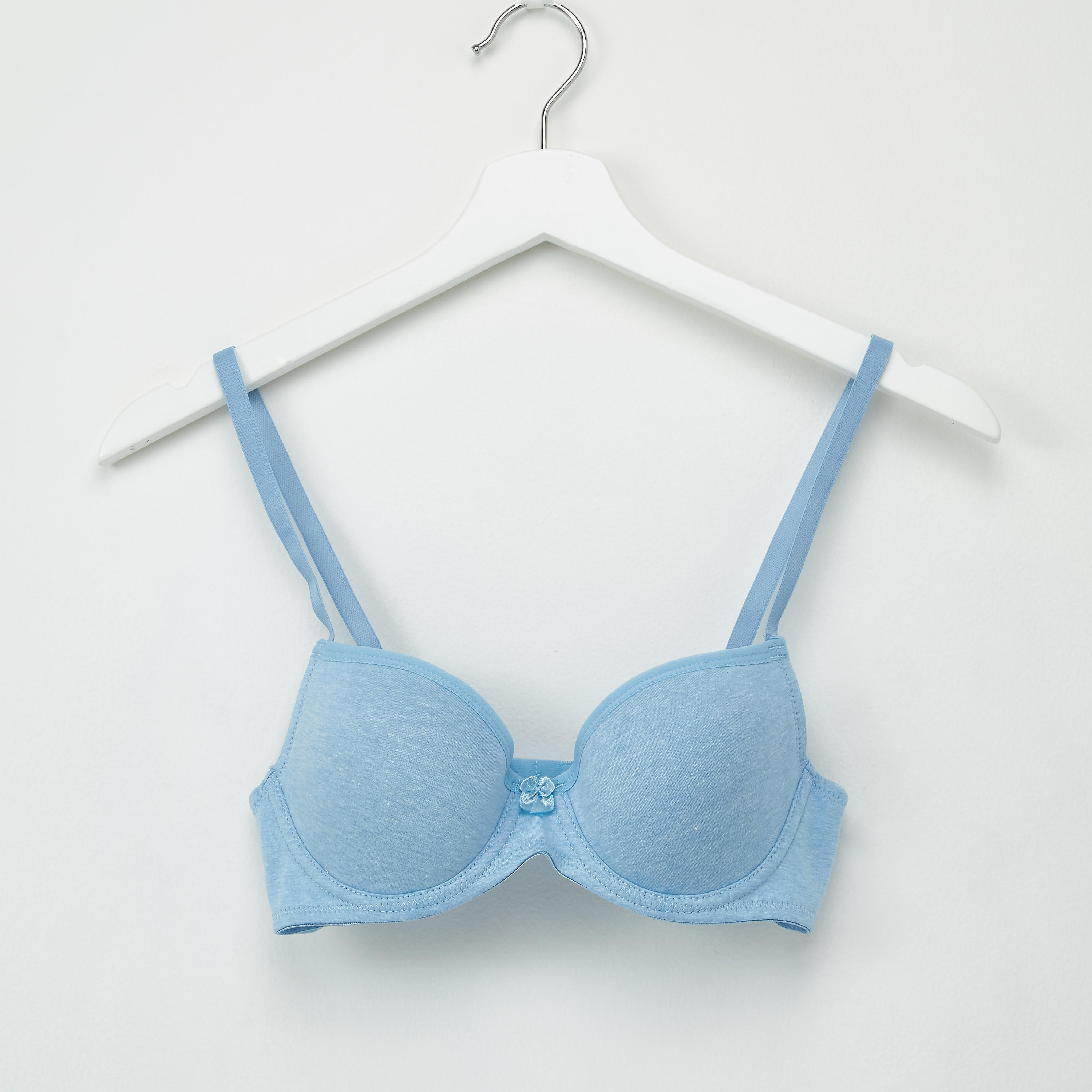 صدرية مزيّنة ببطانة خفيفة وحمّالات قابلة للتعديل-women-clothing-lingerie-bras-image-1