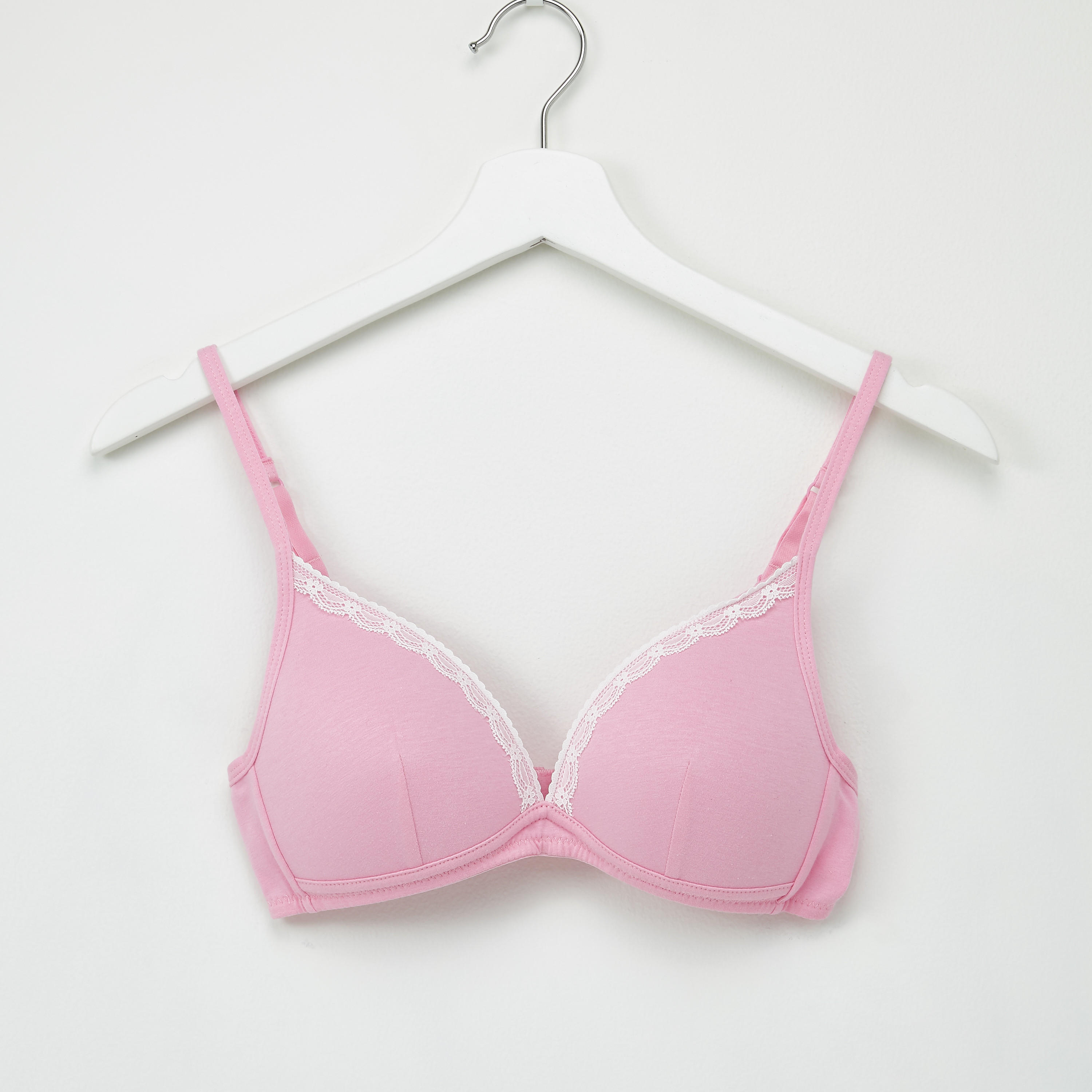 Lace Detail Bra with Hook and Eye Closure - Set of 2-women-clothing-lingerie-bras-image-2