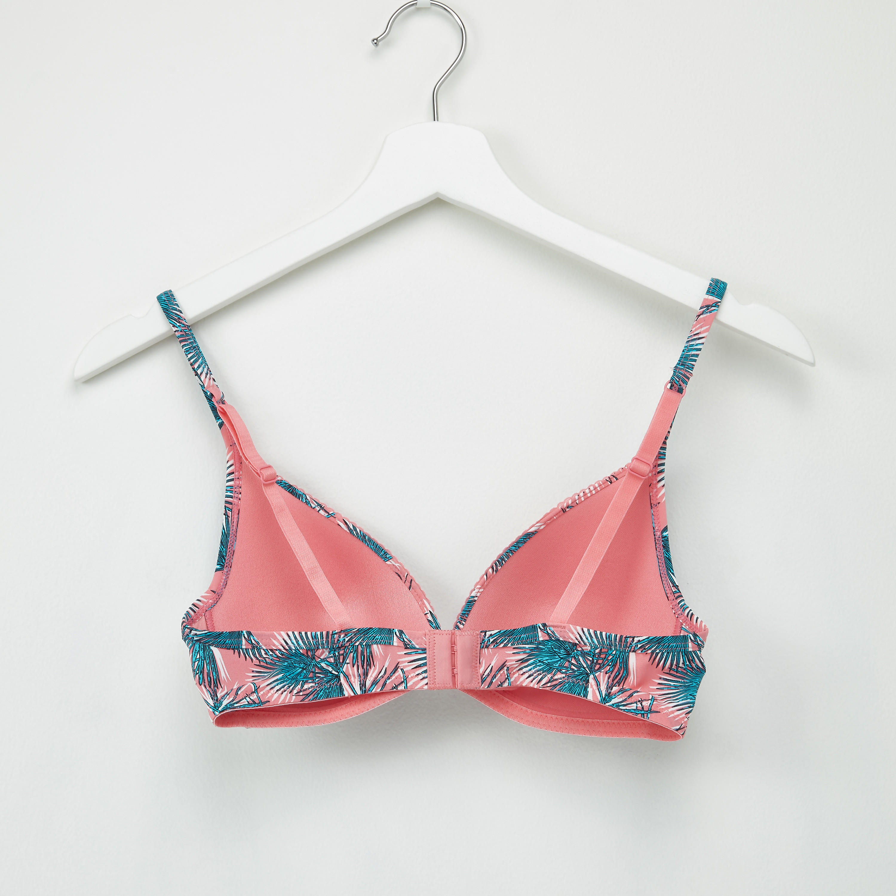 صدريّة تيشيرت ببطانة خفيفة وتفاصيل دانتيل - طقم من قطعتين-women-clothing-lingerie-bras-image-5