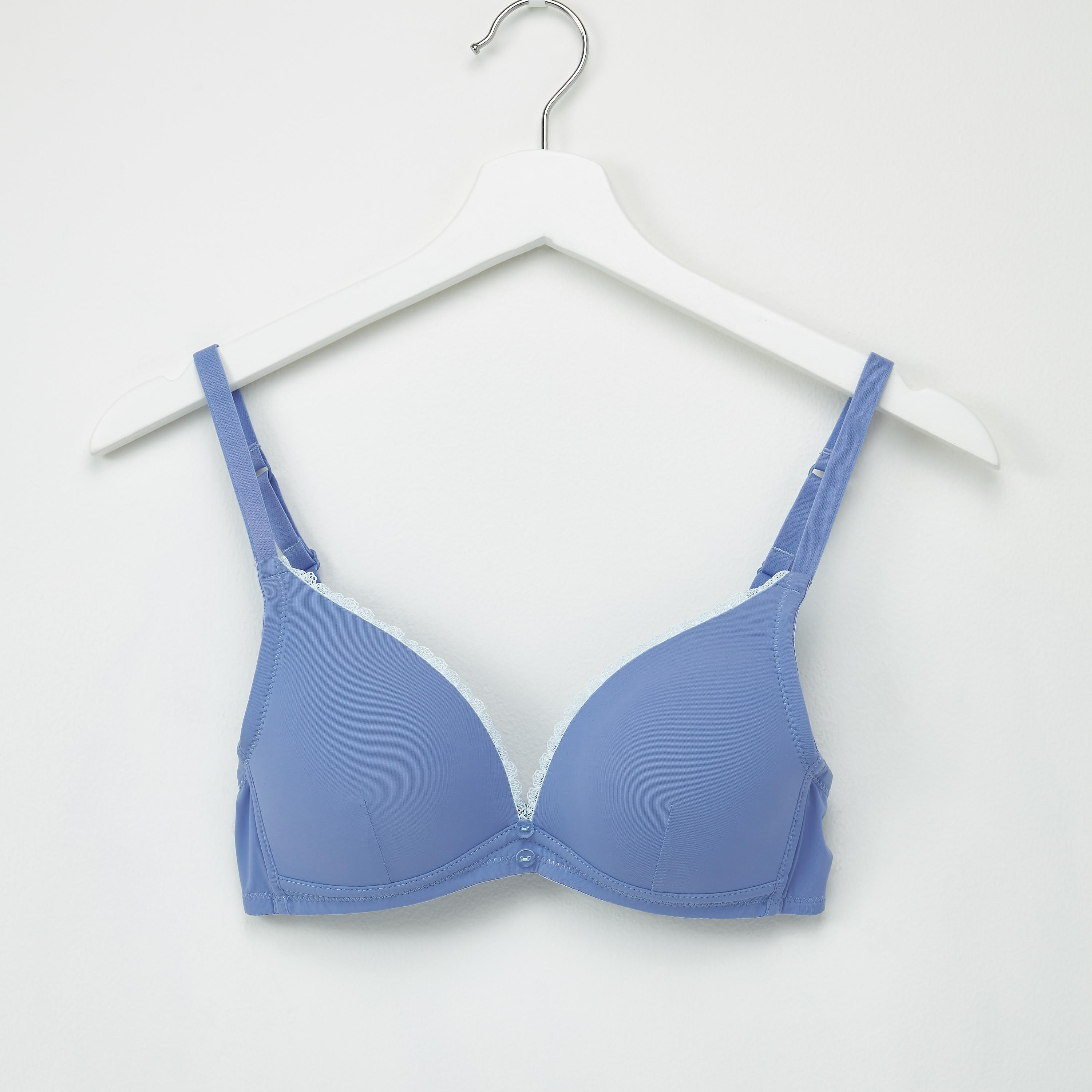 Lightly Padded T-Shirt Bra with Lace Detail - Set of 2-women-clothing-lingerie-bras-image-2