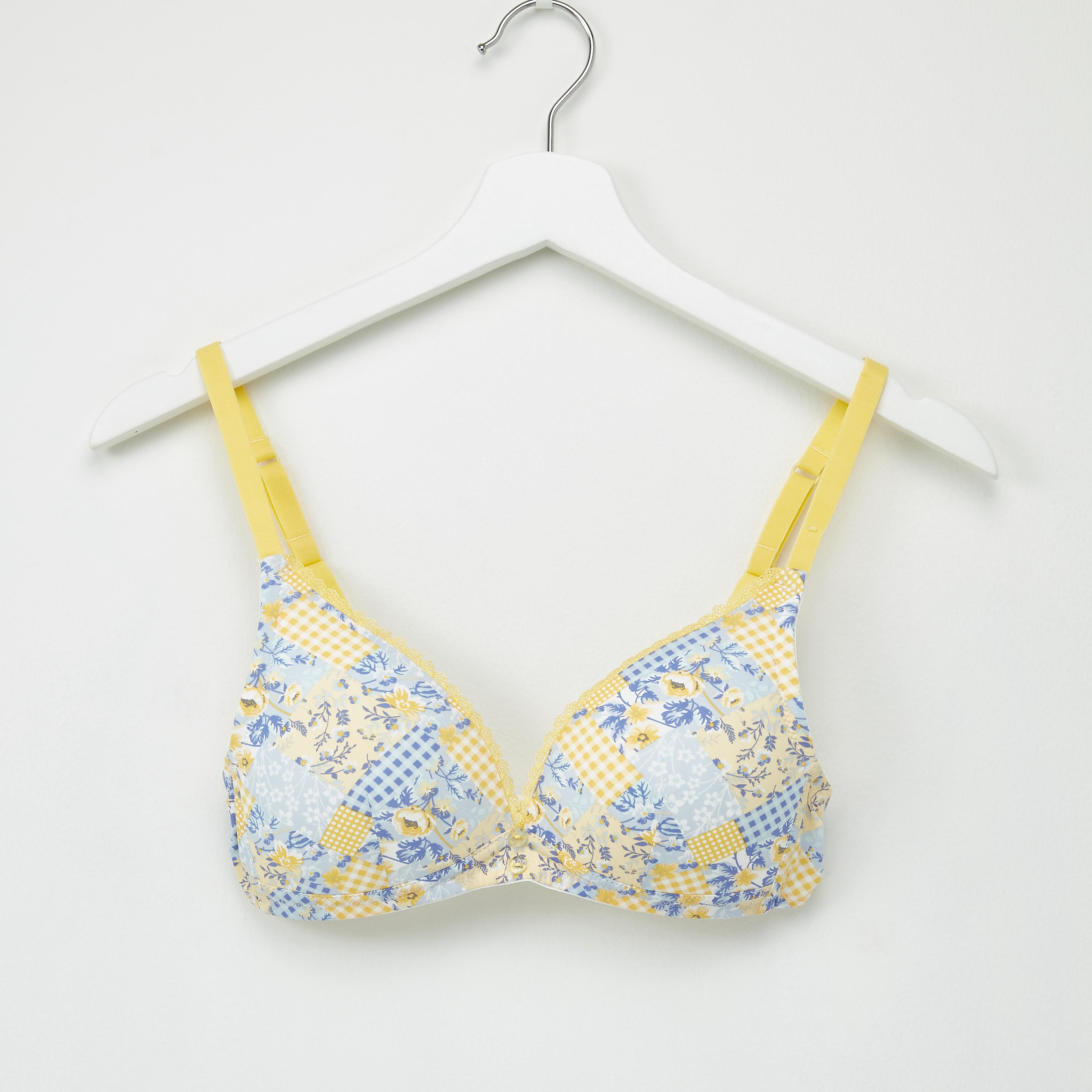 Lightly Padded T-Shirt Bra with Lace Detail - Set of 2-women-clothing-lingerie-bras-image-4