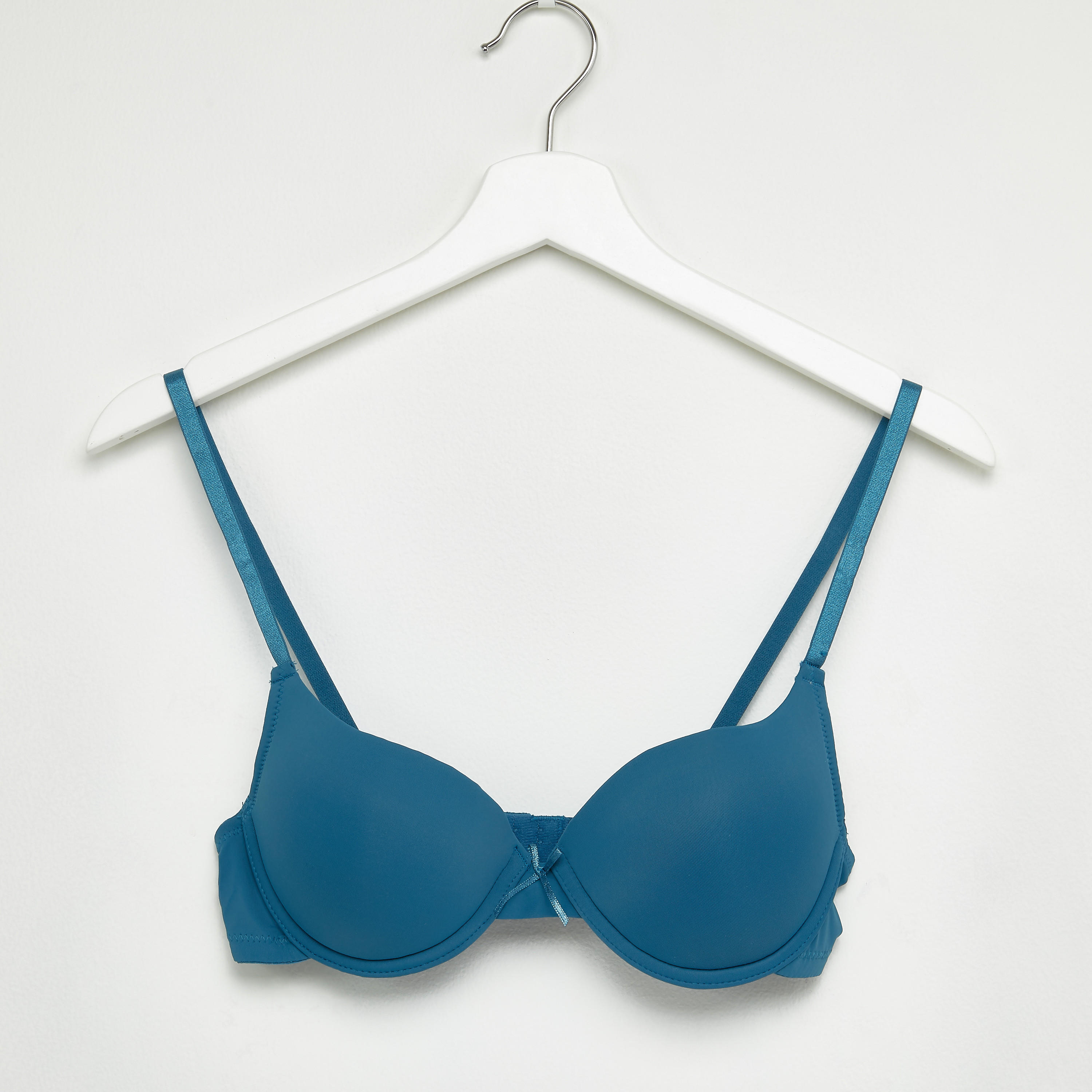 صدريّة تيشيرت مبطّنة بحمّالات قابلة للتعديل - طقم من قطعتين-women-clothing-lingerie-bras-image-2