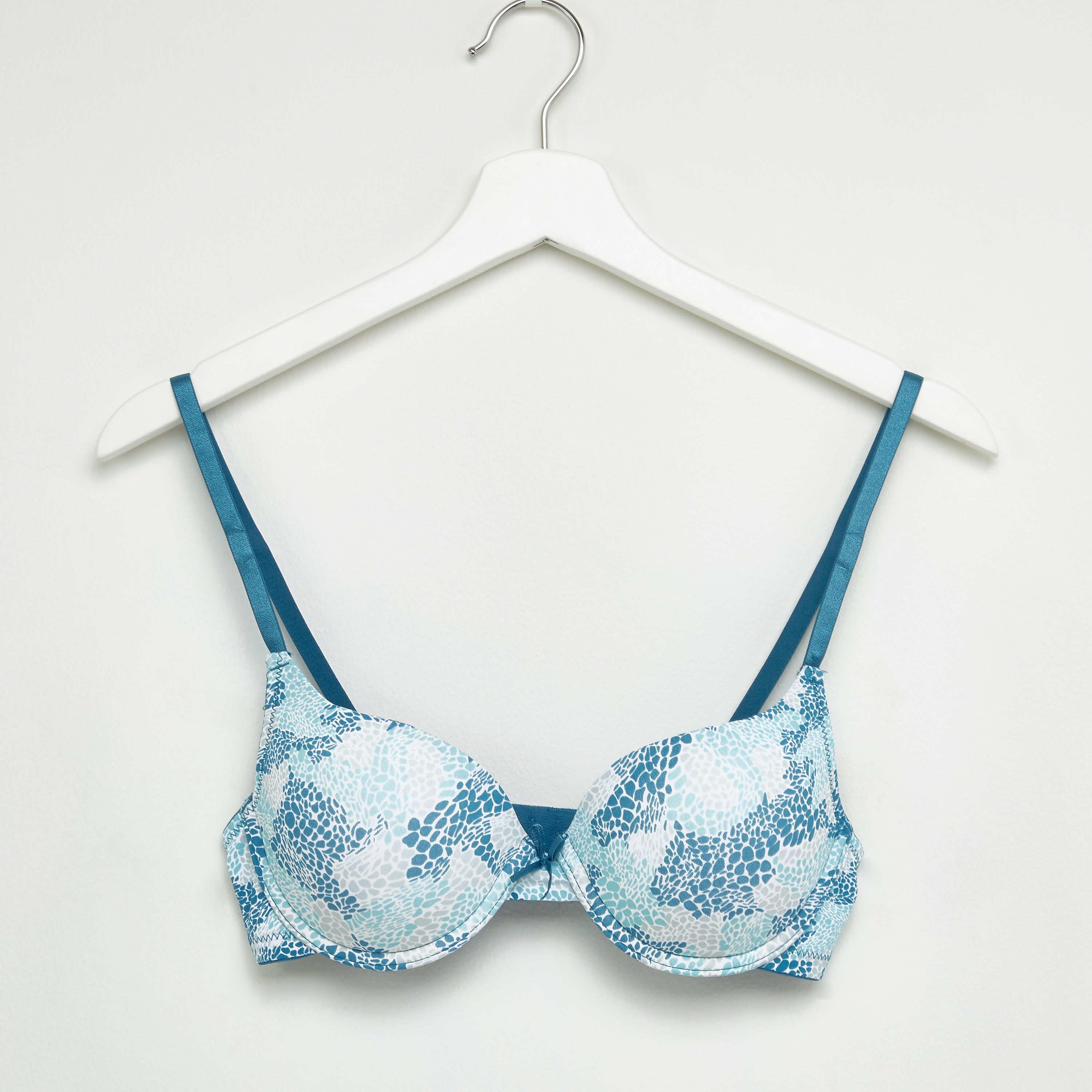 صدريّة تيشيرت مبطّنة بحمّالات قابلة للتعديل - طقم من قطعتين-women-clothing-lingerie-bras-image-4
