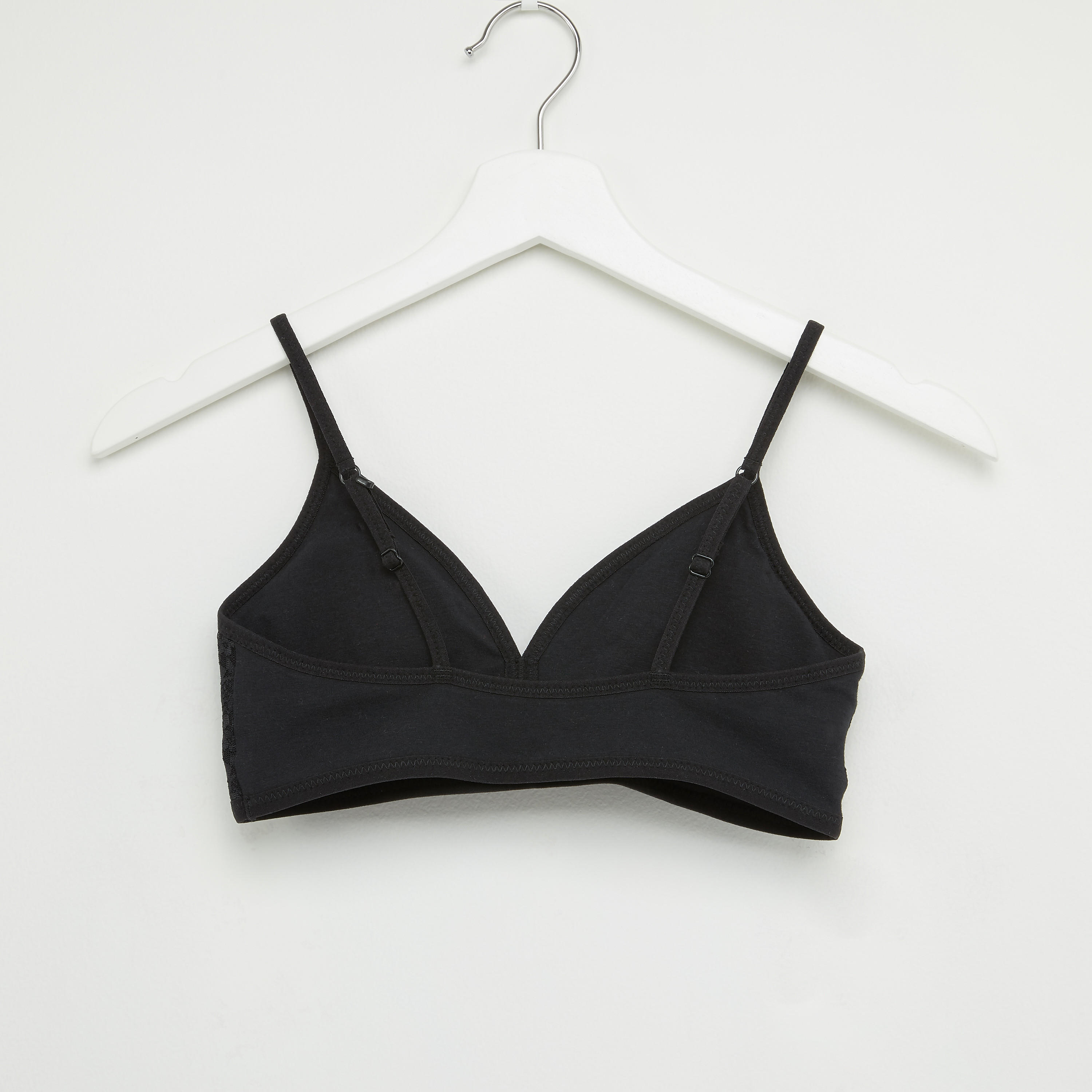 صدريّة بحمّالات قابلة للتعديل وتفاصيل دانتيل - طقم من قطعتين-women-clothing-lingerie-bras-image-3