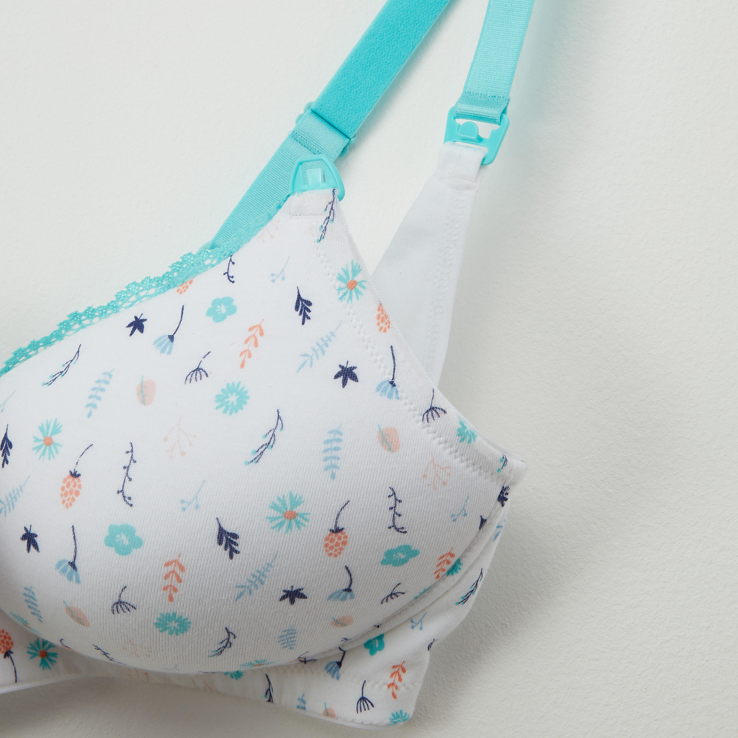 Printed Lightly Padded T-shirt Bra with Adjustable Straps-women-clothing-lingerie-bras-image-2