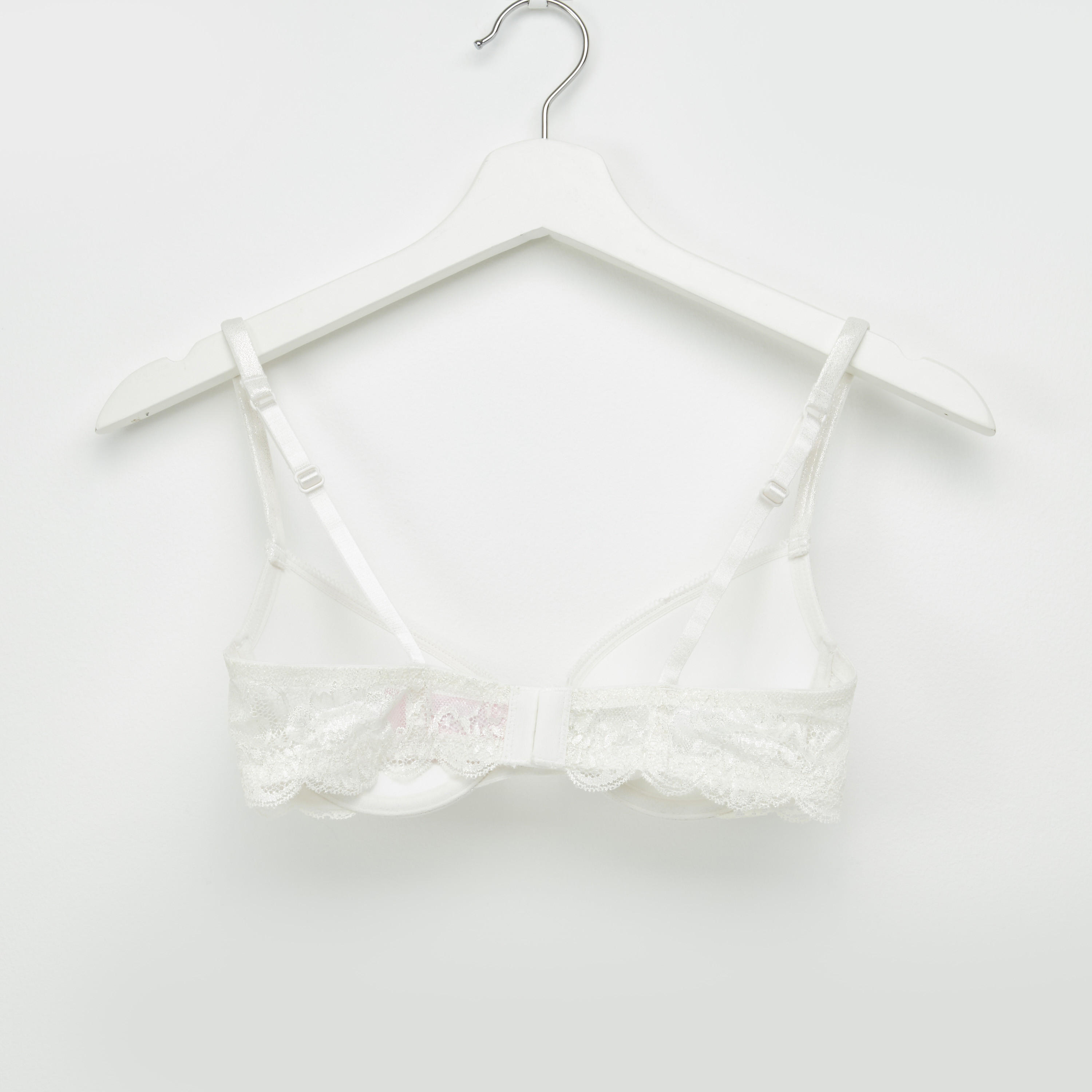 صدريّة مبطّنة بتفاصيل دانتيل ومشبك إغلاق-women-clothing-lingerie-bras-image-2