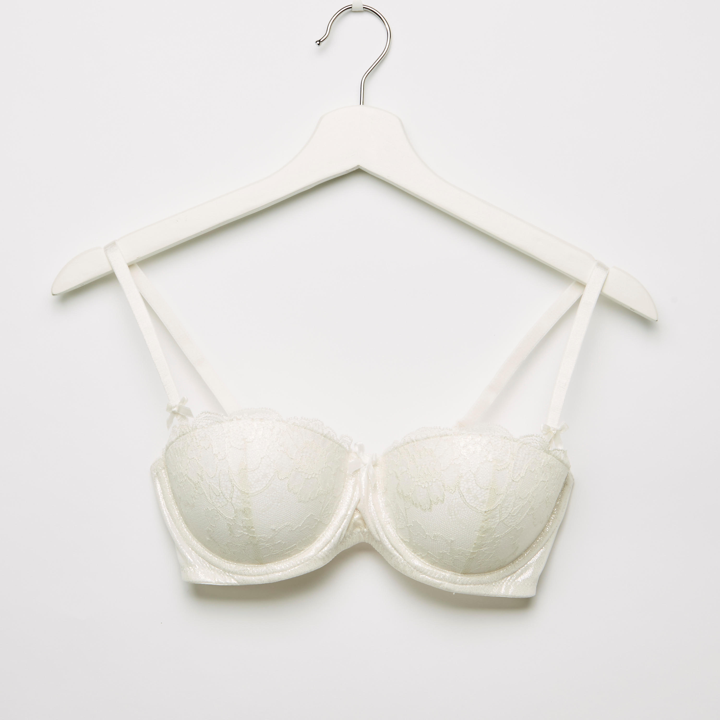 صدرية مبطّنة بتفاصيل دانتيل ومشبك إغلاق ناعم-women-clothing-lingerie-bras-image-1