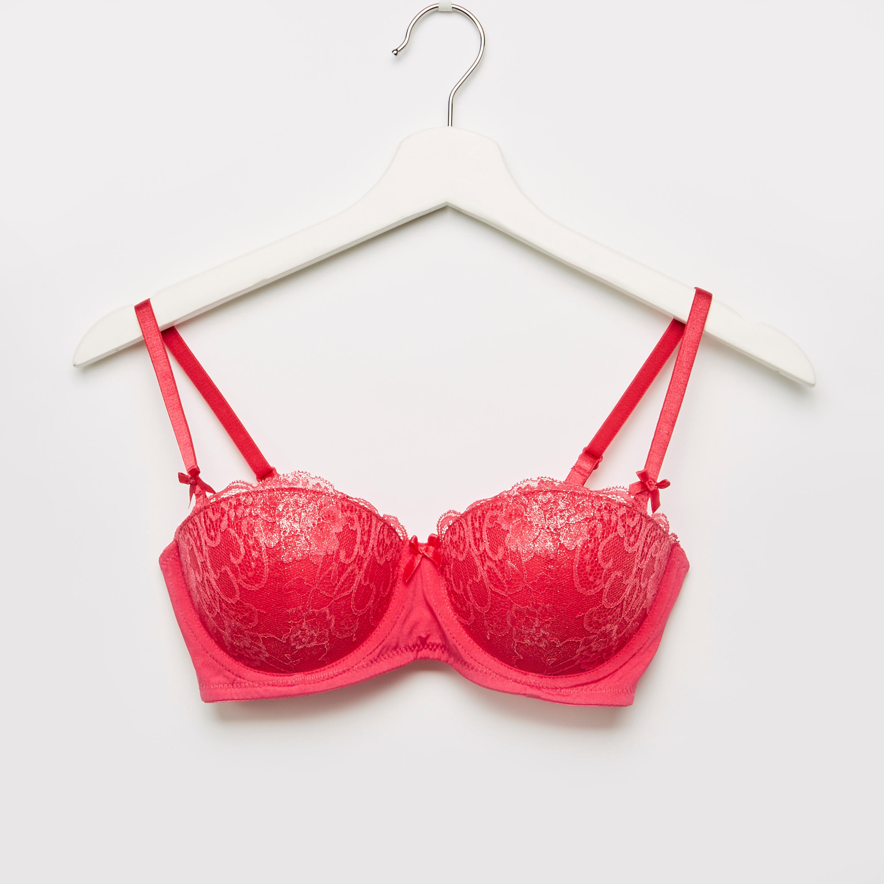 صدرية مبطّنة بتفاصيل دانتيل ومشبك إغلاق ناعم-women-clothing-lingerie-bras-image-1