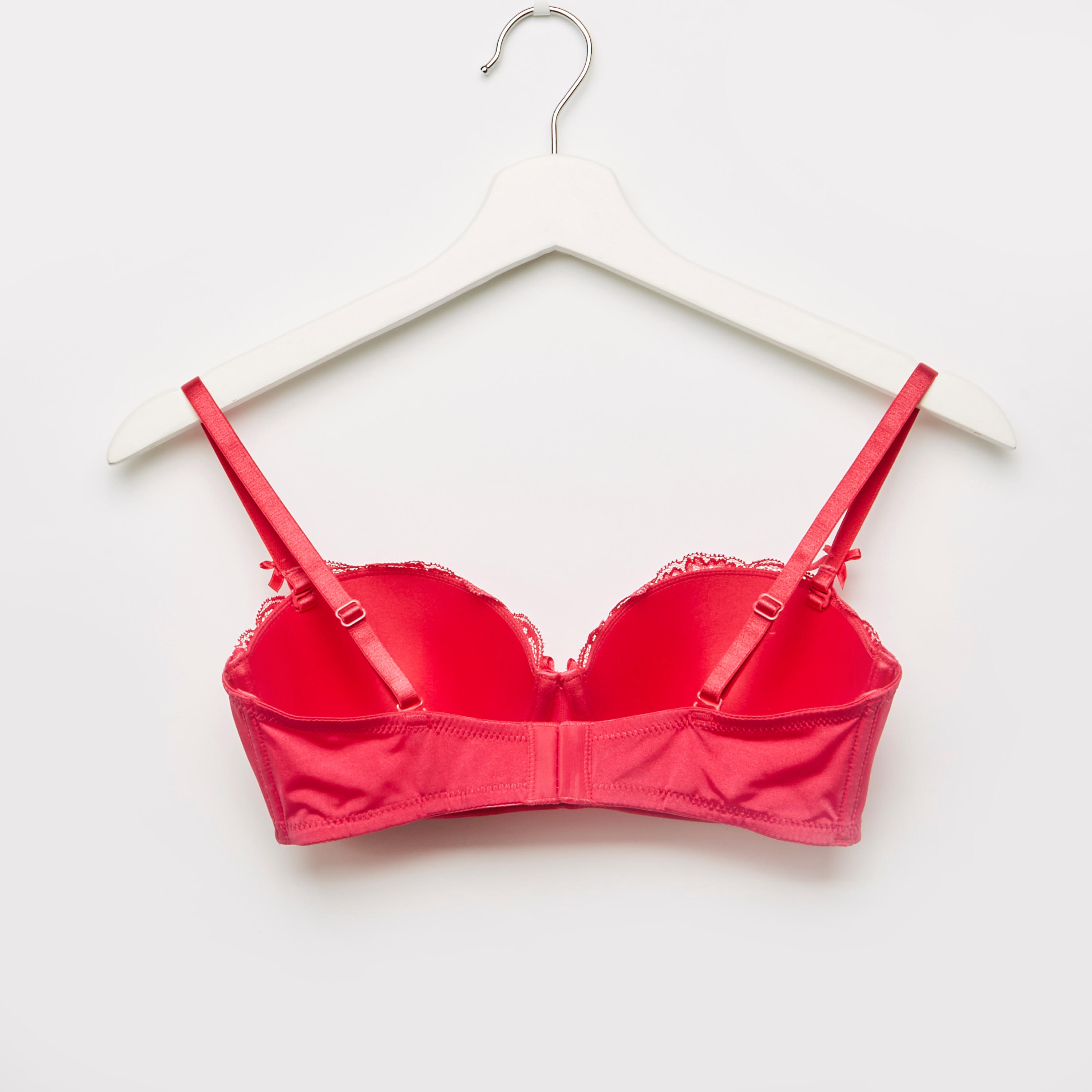 صدرية مبطّنة بتفاصيل دانتيل ومشبك إغلاق ناعم-women-clothing-lingerie-bras-image-2