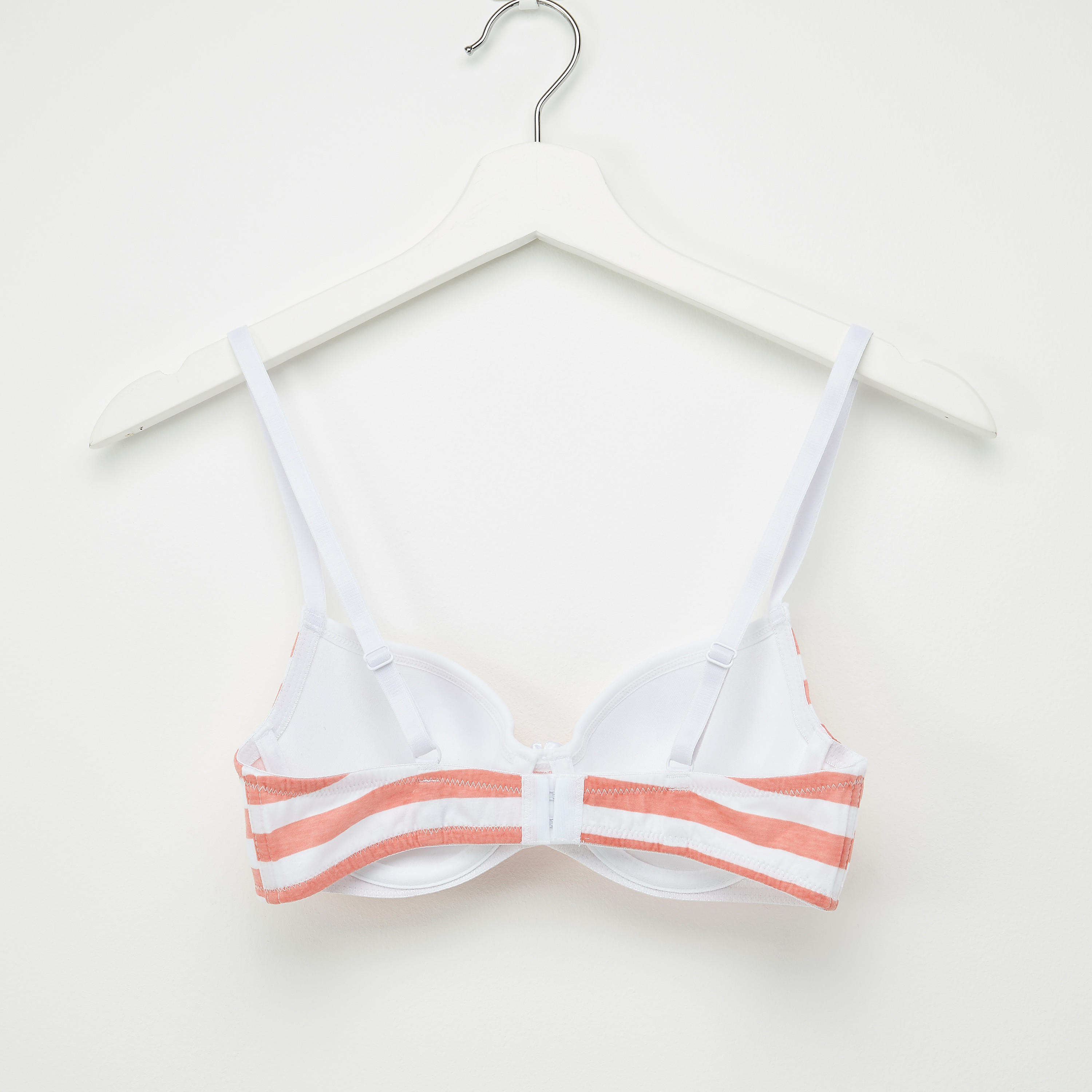 صدرية مبطّنة مقلّمة بخطّافة إغلاق-women-clothing-lingerie-bras-image-2