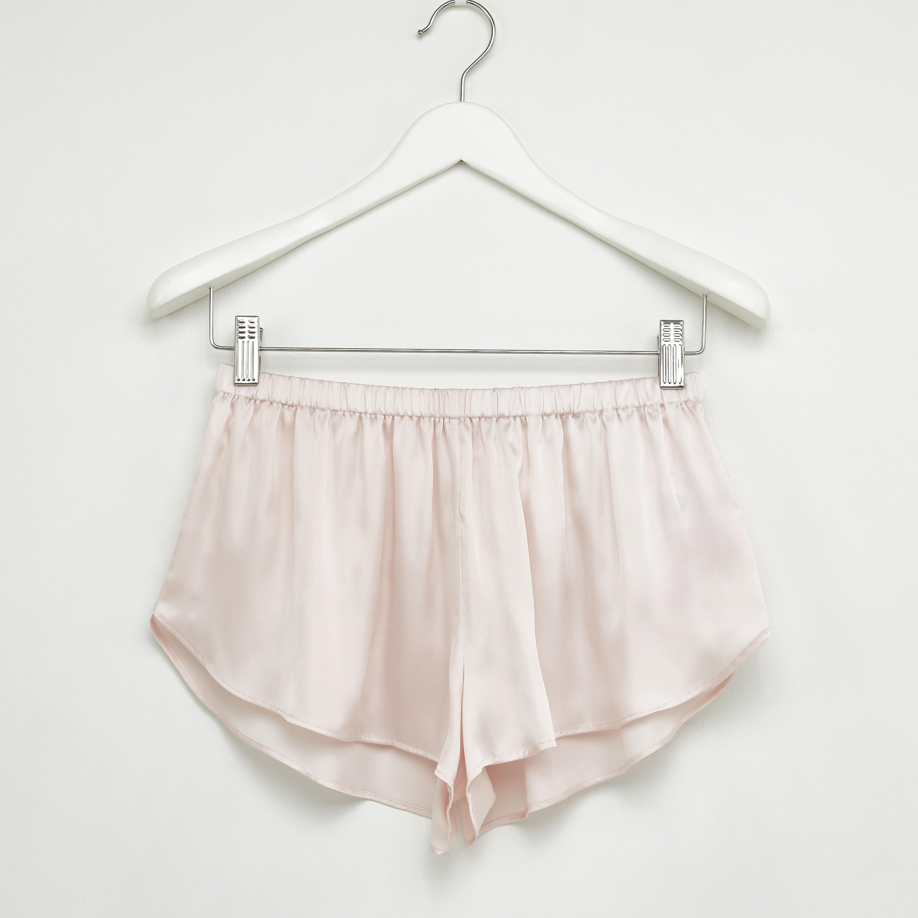 Lace and Pearl Detail Halter Neck Top with Shorts-women-clothing-nightwear-pyjamas-longsets-image-5