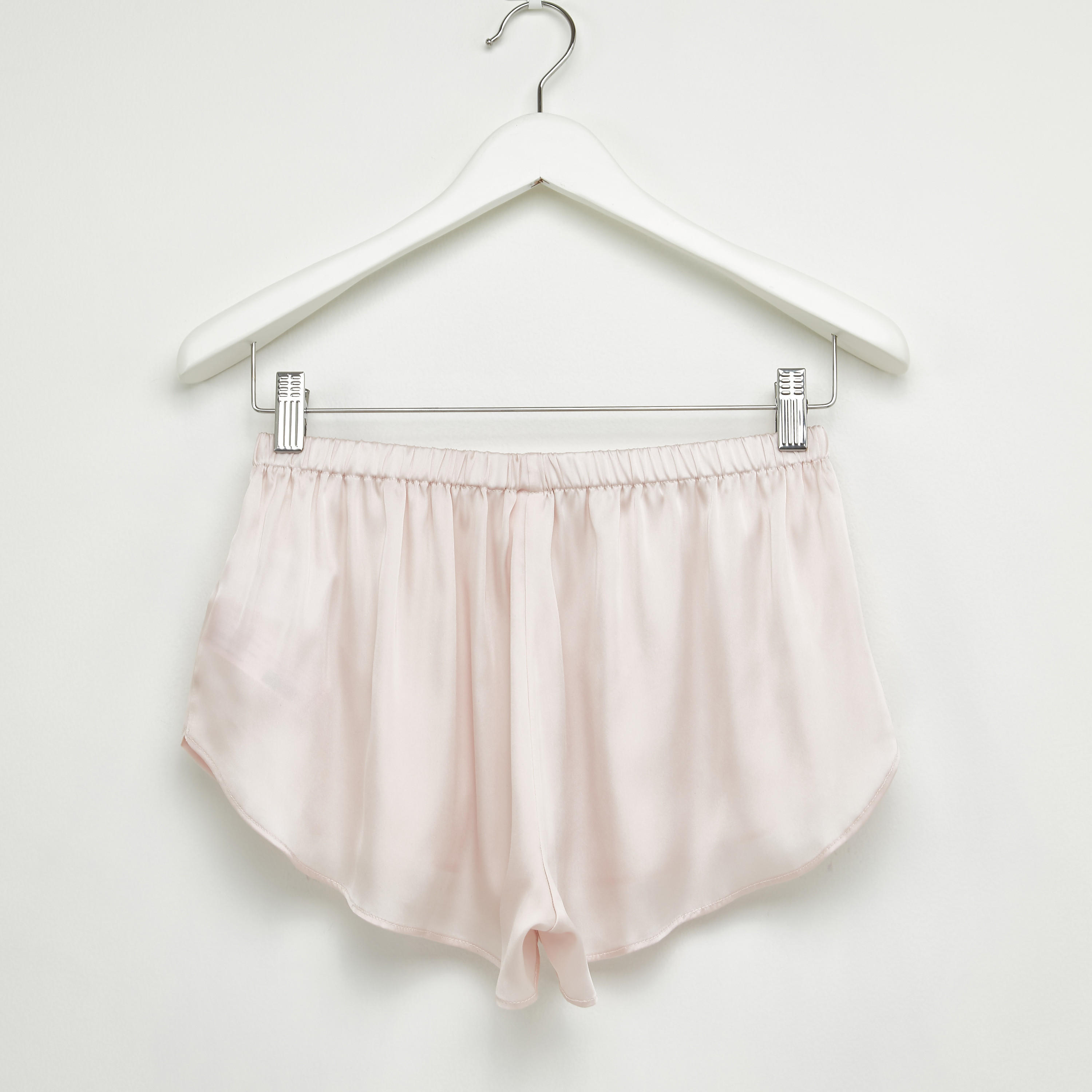 Lace and Pearl Detail Halter Neck Top with Shorts-women-clothing-nightwear-pyjamas-longsets-image-6
