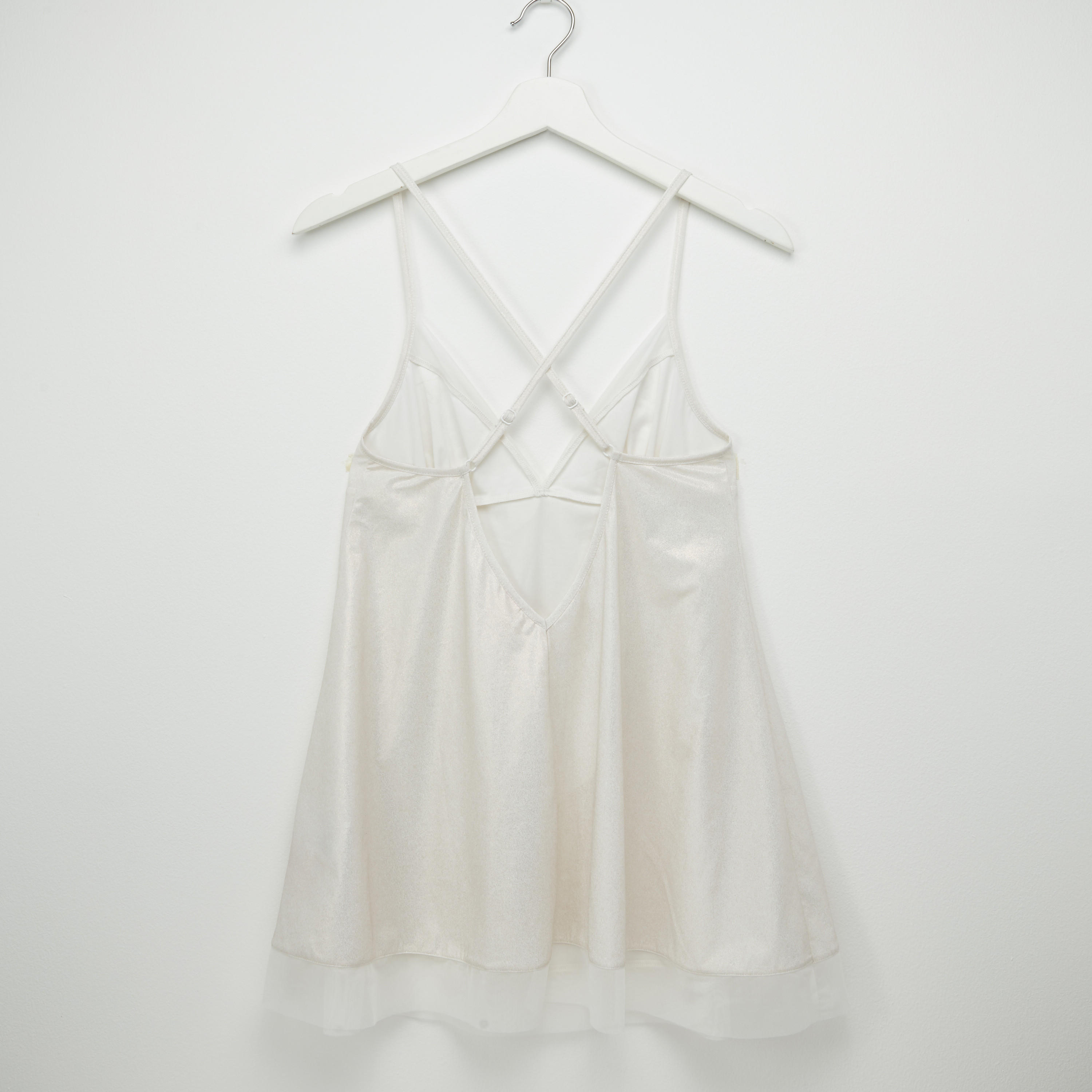 بيبي دول سادة بياقة V وفيونكة-women-clothing-lingerie-babydollsandbodysuits-image-3