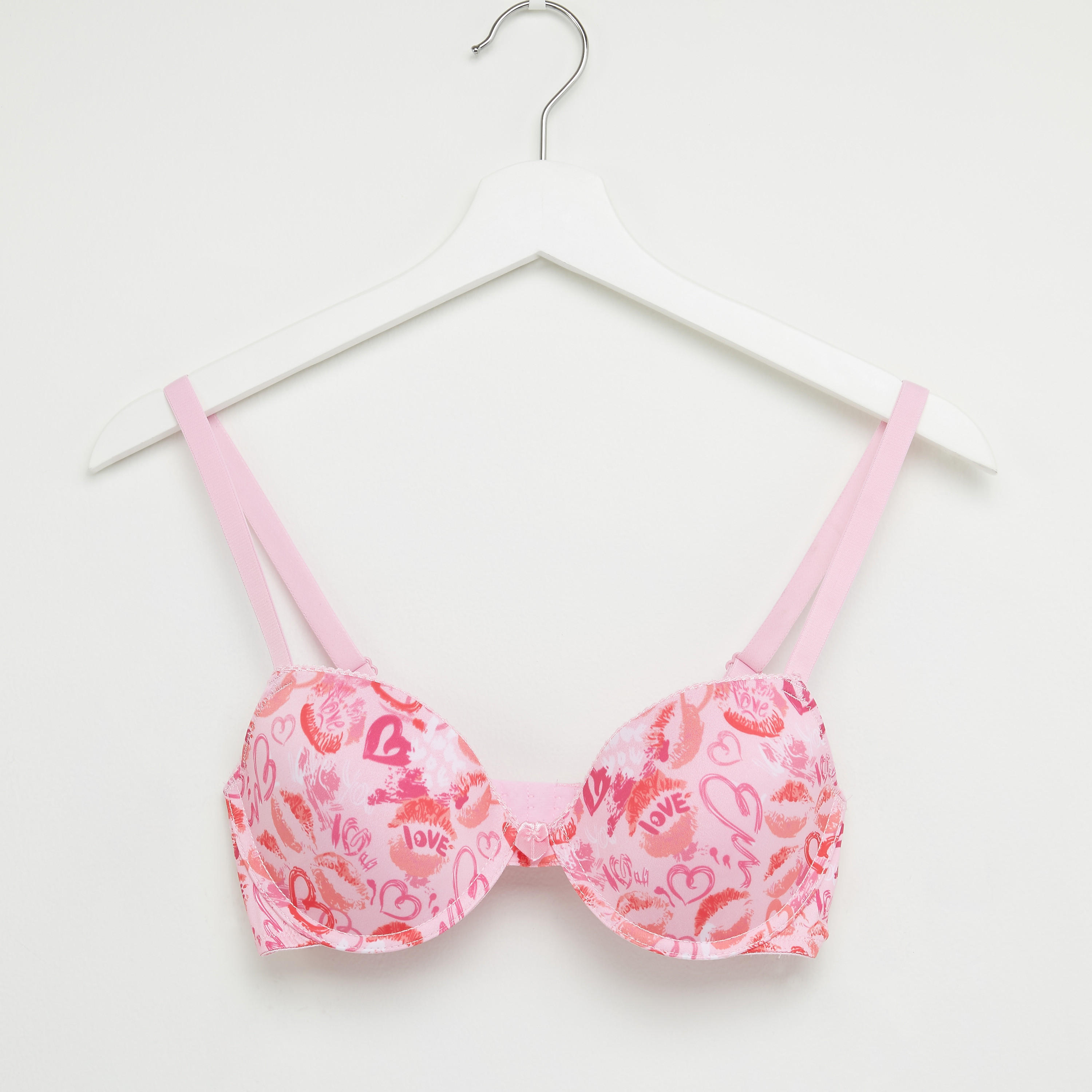 صدرية تيشيرت مبطنة بخطّافة إغلاق وطبعات-women-clothing-lingerie-bras-image-1
