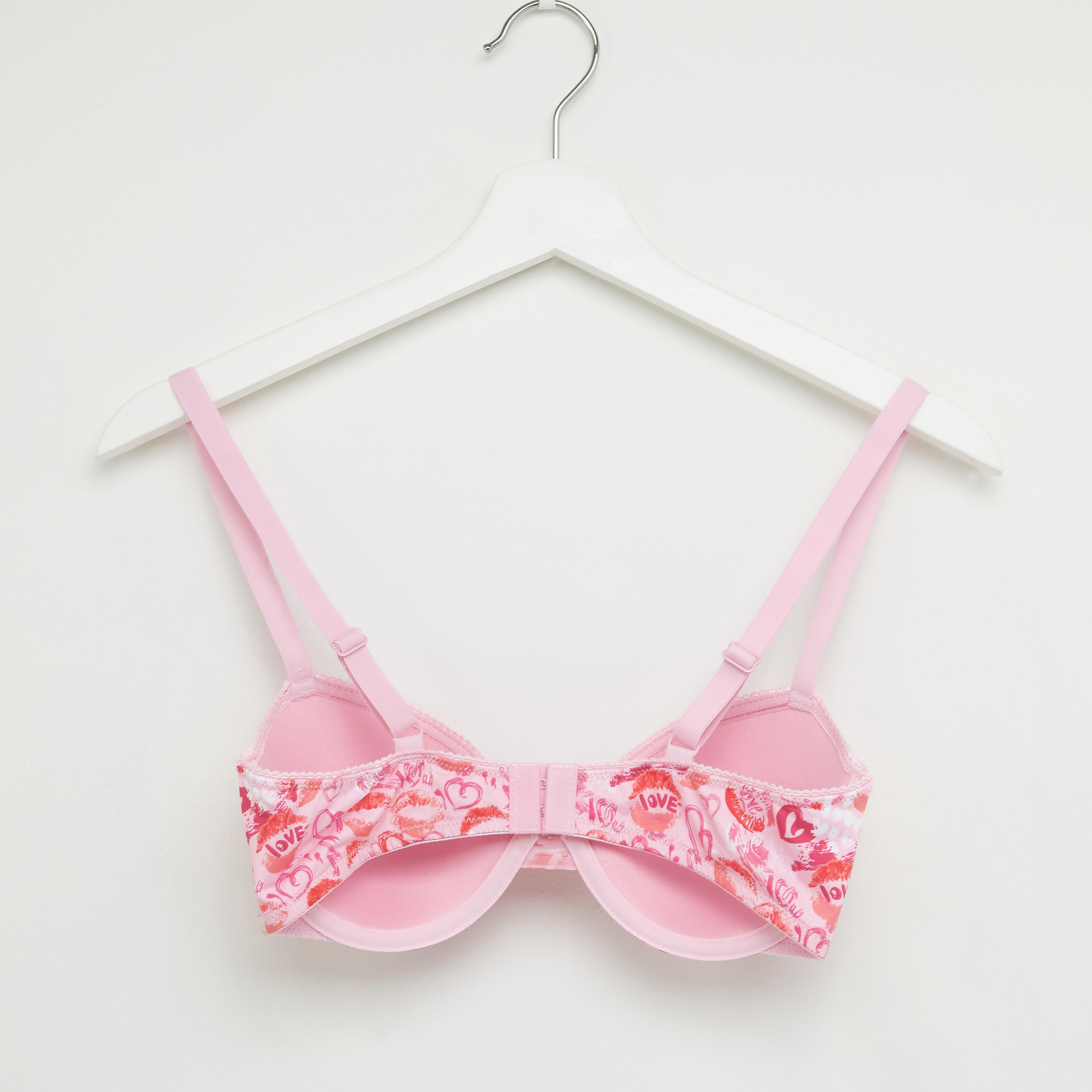 صدرية تيشيرت مبطنة بخطّافة إغلاق وطبعات-women-clothing-lingerie-bras-image-1