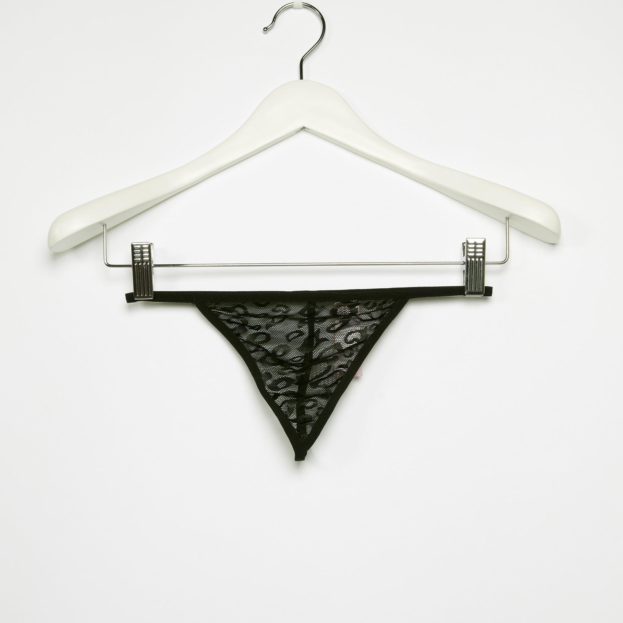 بيبي دول بياقة V مع ثونج-women-clothing-nightwear-pyjamas-longsets-image-5