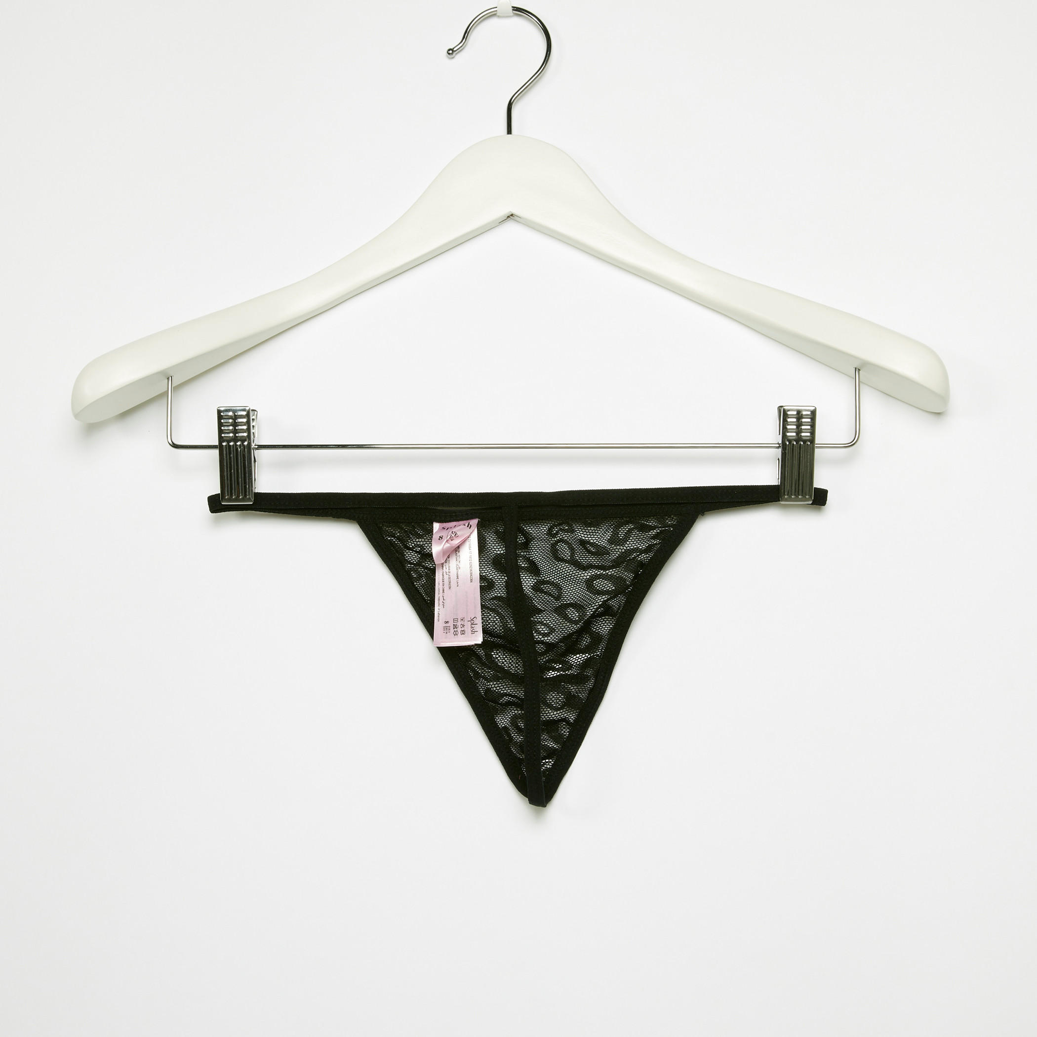 بيبي دول بياقة V مع ثونج-women-clothing-nightwear-pyjamas-longsets-image-6