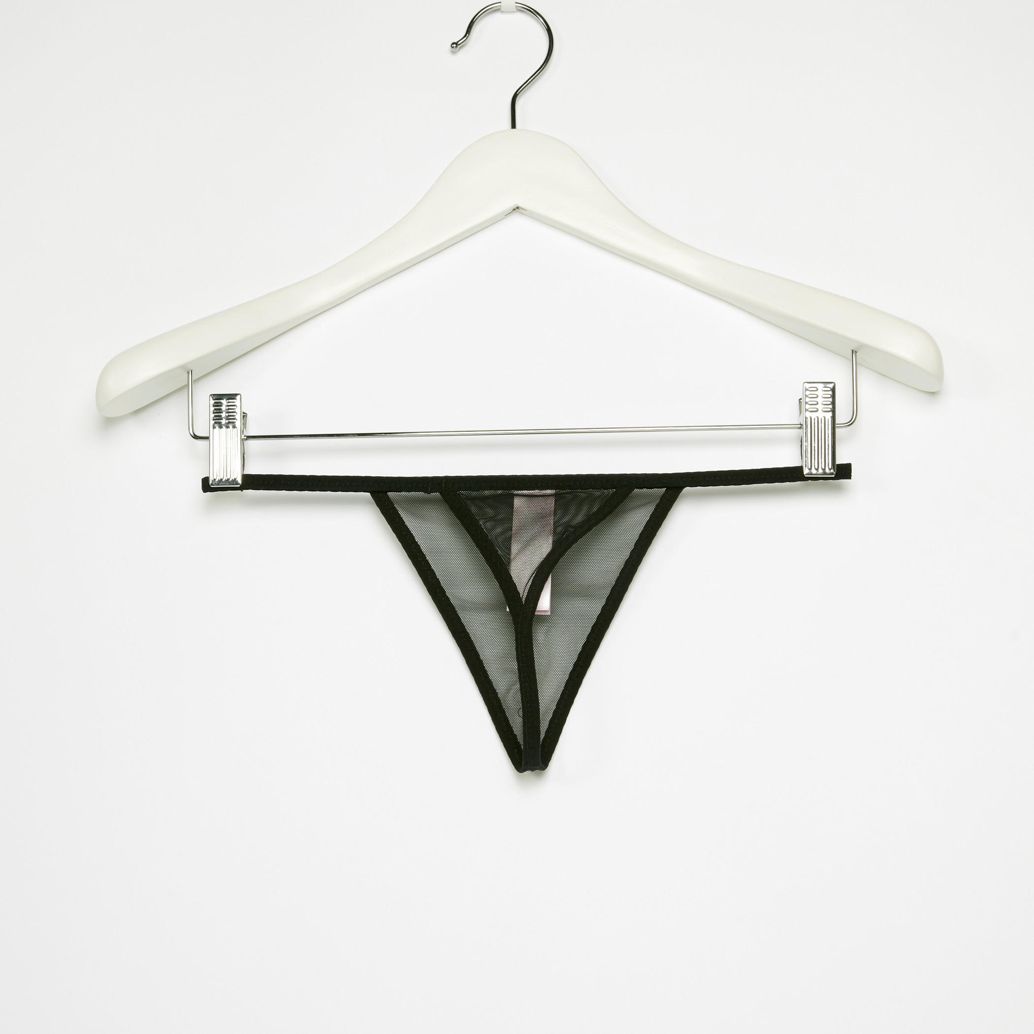 قميص نوم بحمّالة متقاطعة وفيونكة مع ثونج-women-clothing-nightwear-nighties-image-6