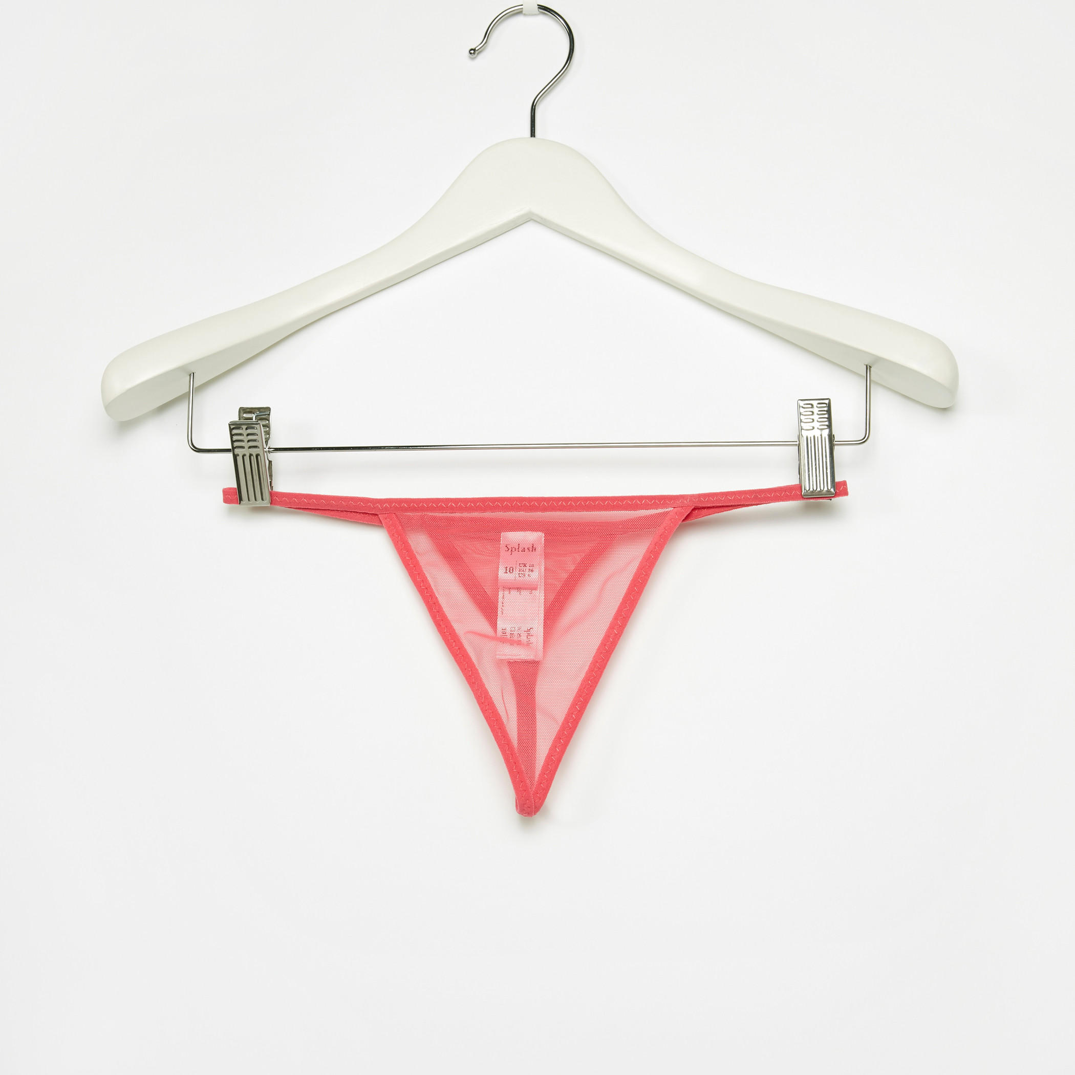 بيبي دول بياقة V وتفاصيل دانتيل مع ثونج-women-clothing-nightwear-pyjamas-longsets-image-5