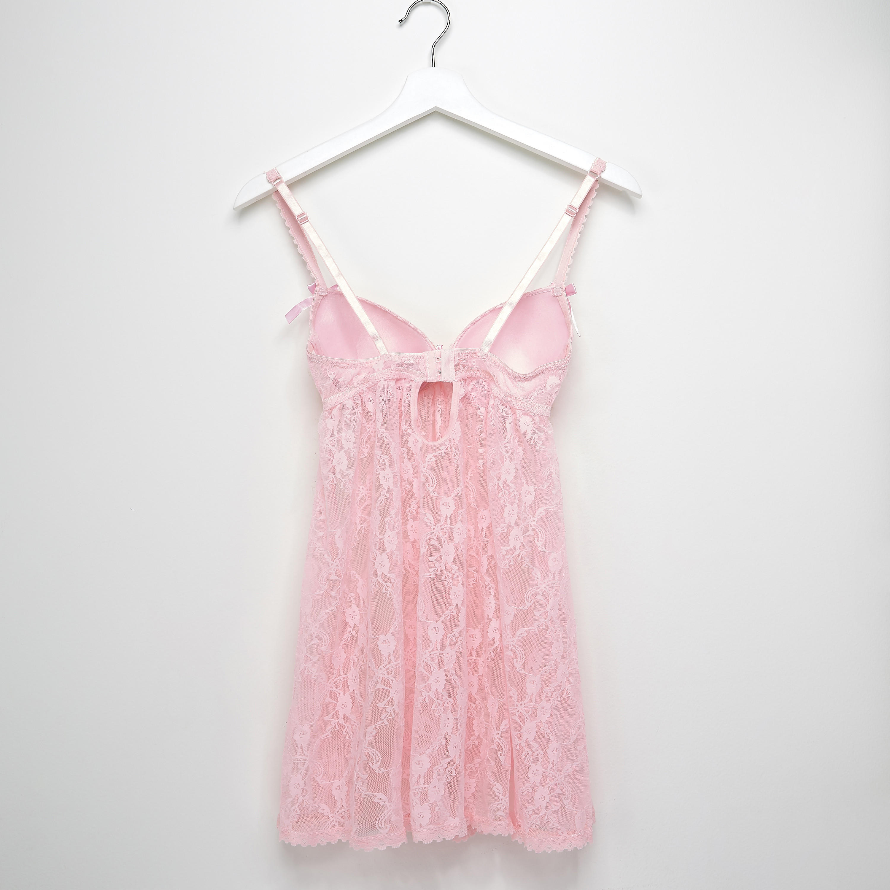 بيبي دول مبطّن بتفاصيل دانتيل مع ثونج-women-clothing-lingerie-babydollsandbodysuits-image-3