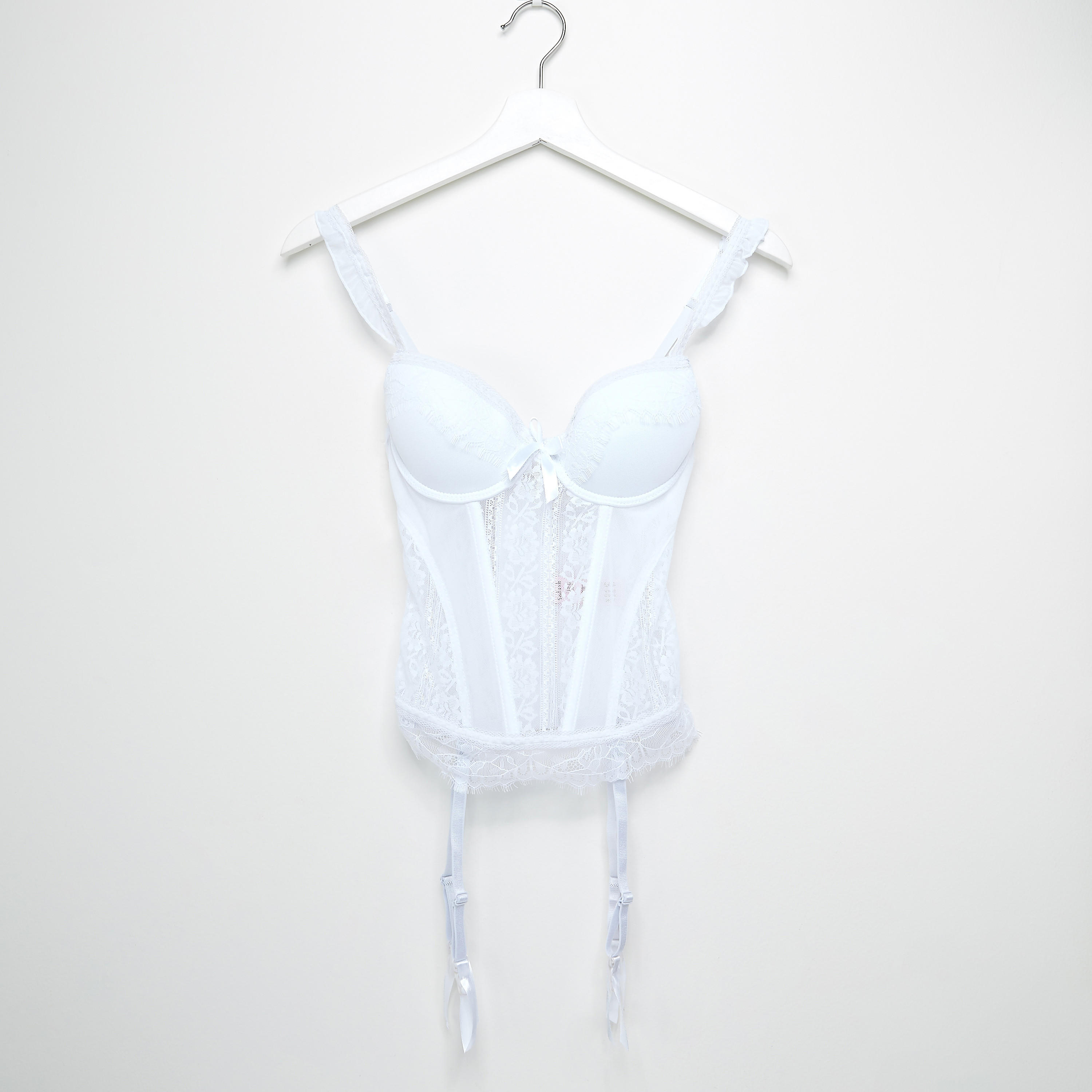 توب بتفاصيل دانتيل وحمّالات مع ثونج-women-clothing-nightwear-pyjamas-longsets-image-2