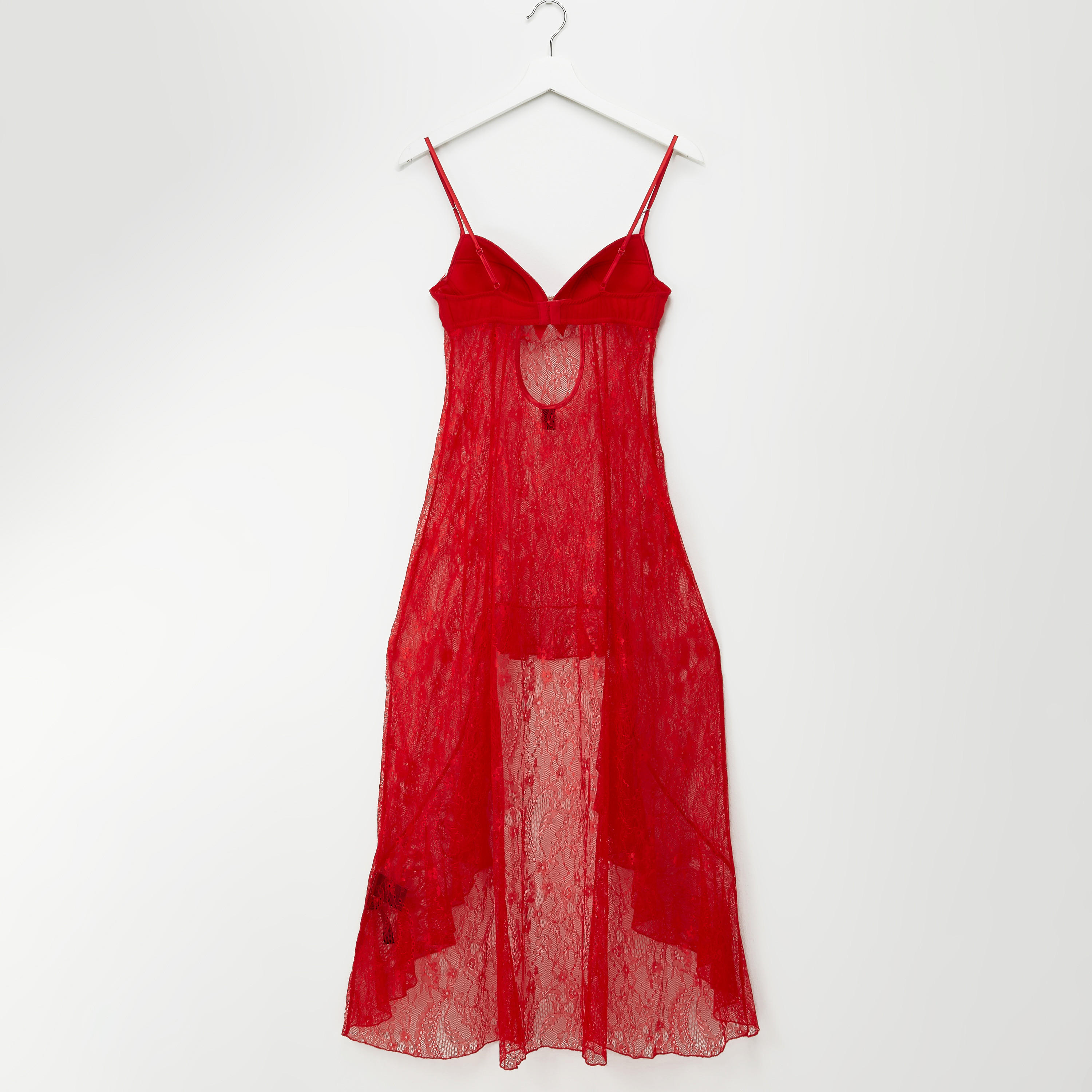 بيبي دول دانتيل بحمّالات قابلة للتعديل وتفاصيل لؤلؤ-women-clothing-nightwear-nighties-image-3