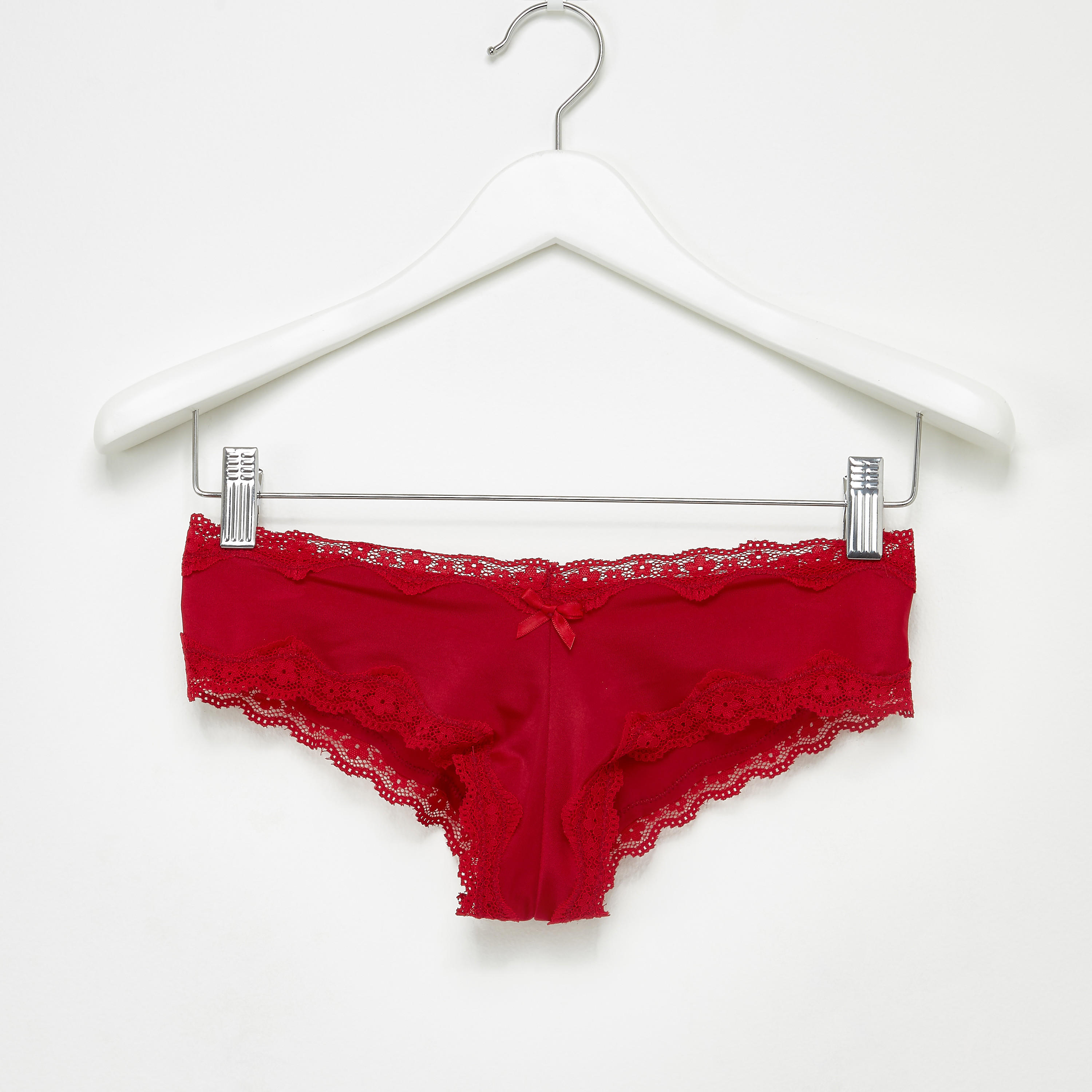 سراويل بوي شورت بتفاصيل دانتيل وأحزمة متقاطعة-women-clothing-lingerie-panties-image-1