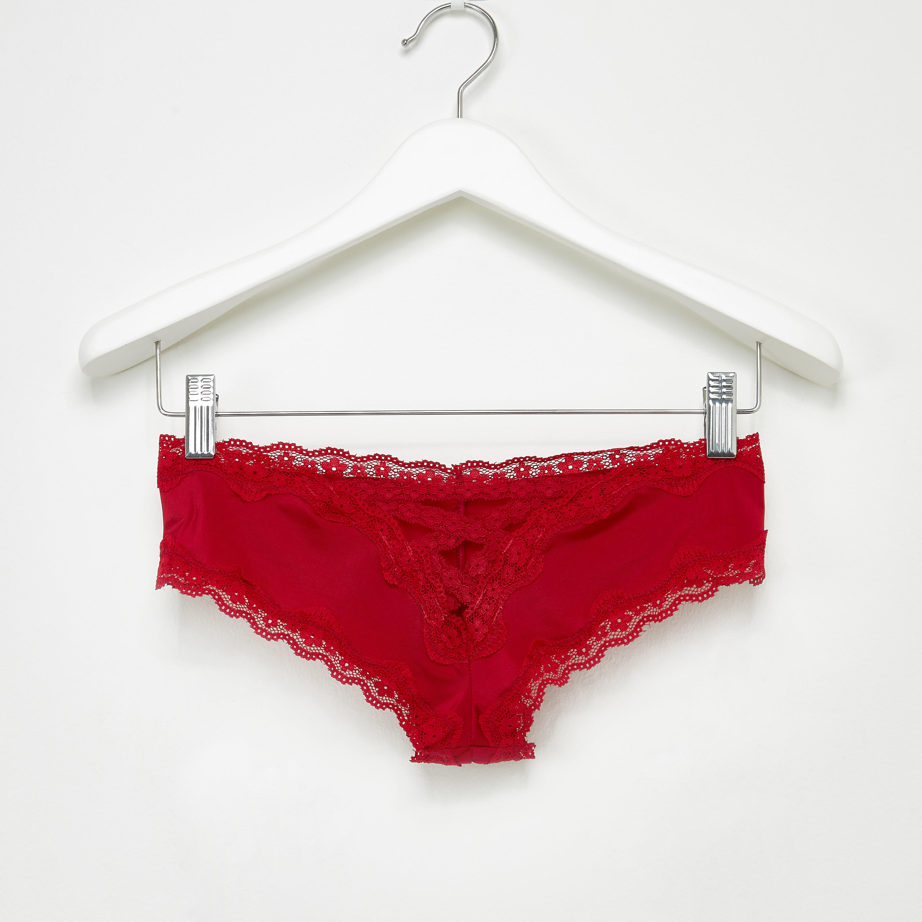 سراويل بوي شورت بتفاصيل دانتيل وأحزمة متقاطعة-women-clothing-lingerie-panties-image-3
